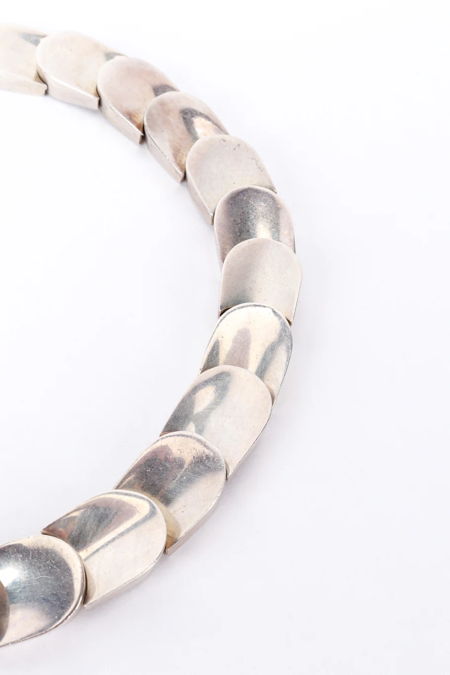 Sterling Silver Link Scale Collar - Image 7