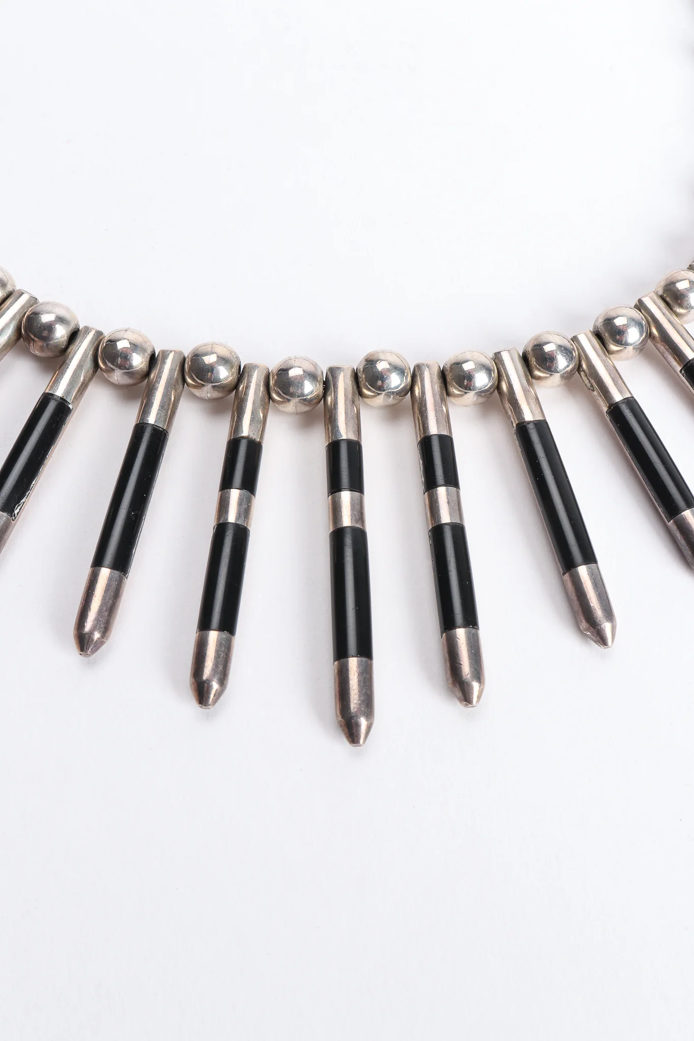 Sterling Silver Spike Necklace - Image 3