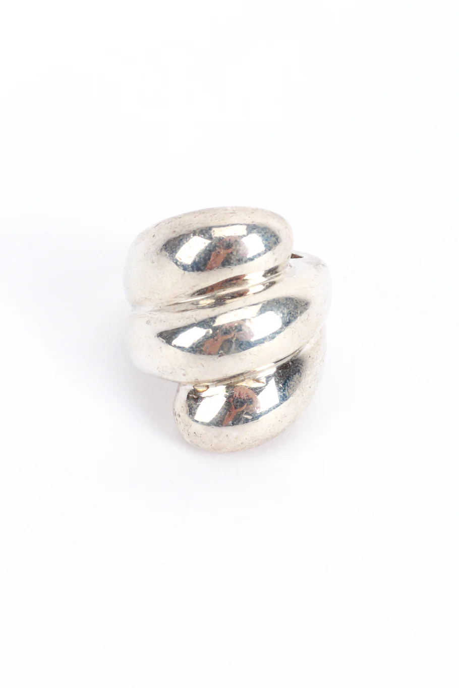 Sterling Silver Twisted Dome Ring