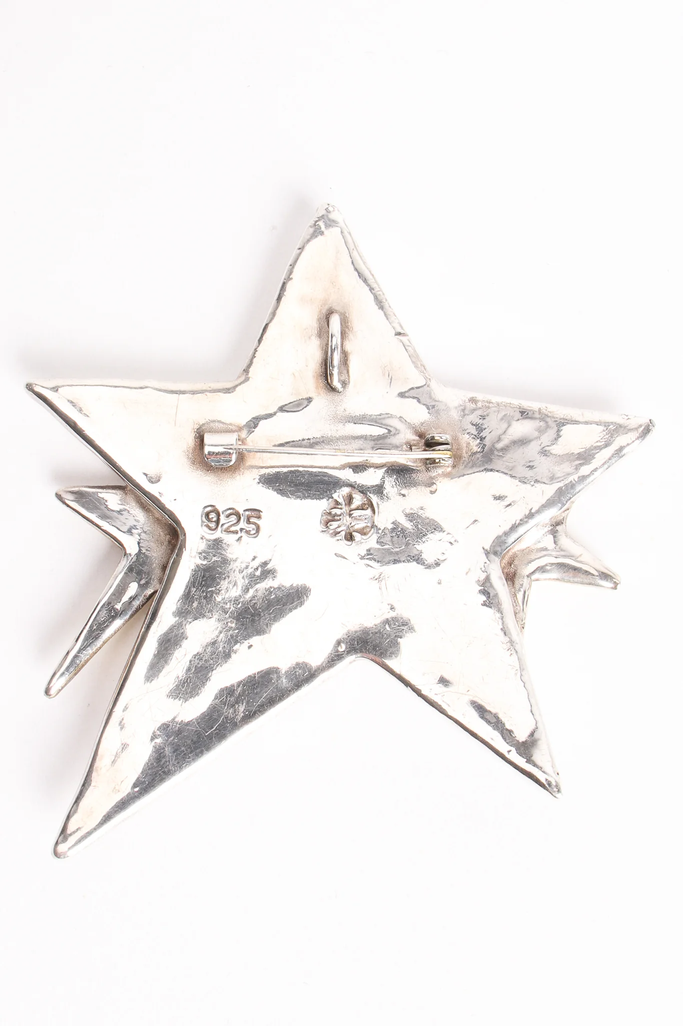 Sterling Star Earrings & Brooch Set - Image 7