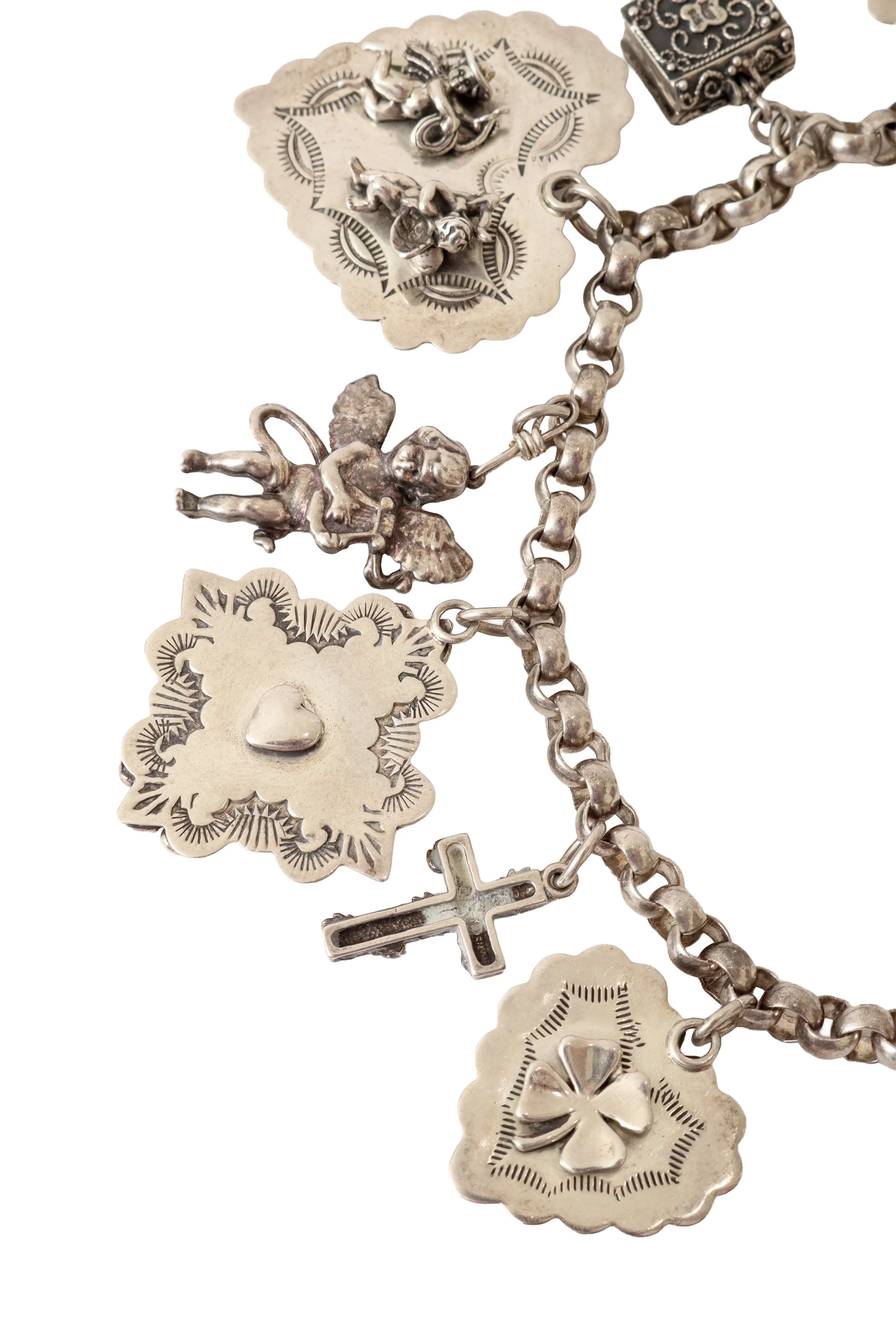 Sterling Stone Charm Necklace - Image 4