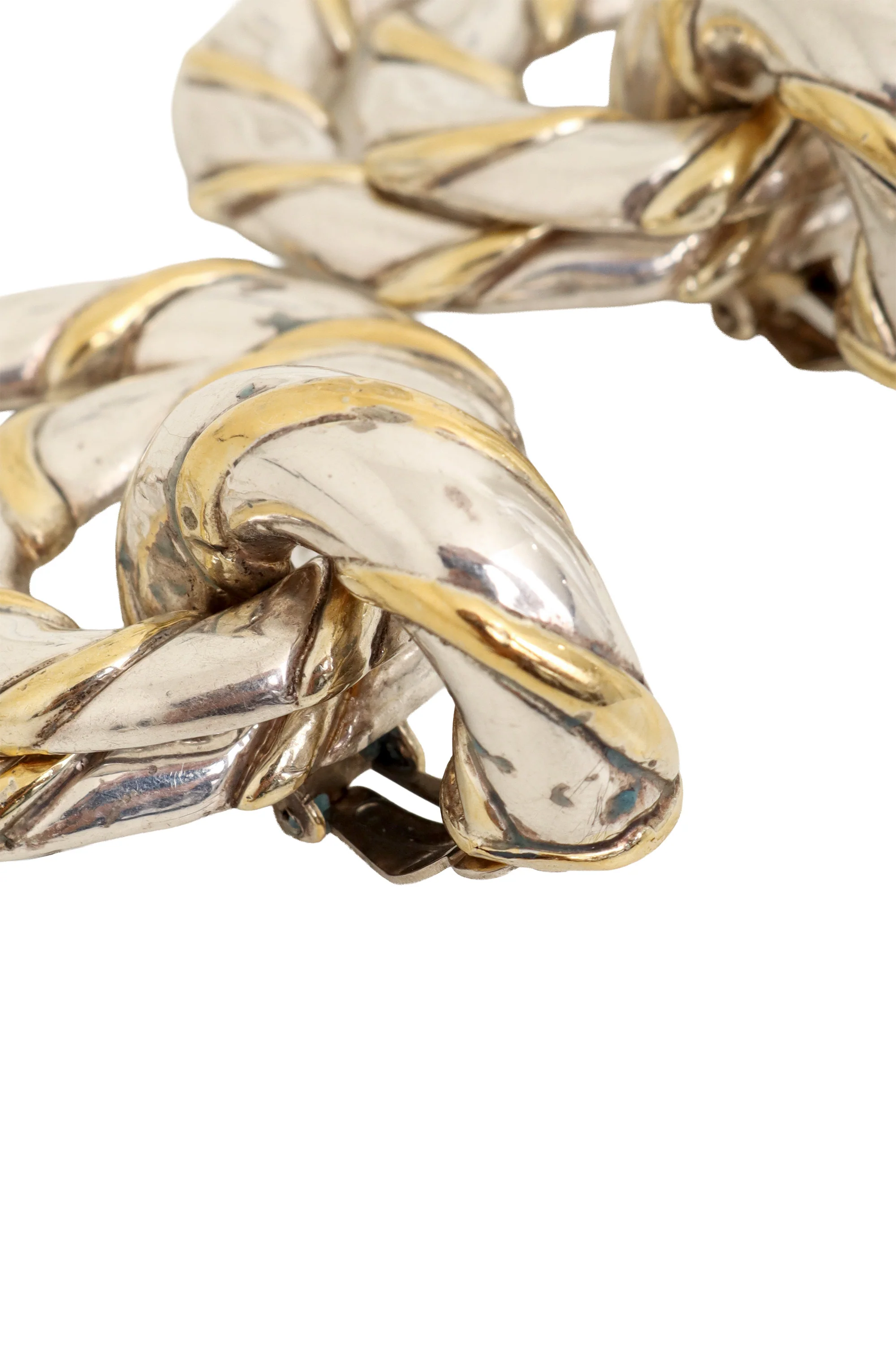 Sterling Twisted Double Hoop Earrings - Image 8