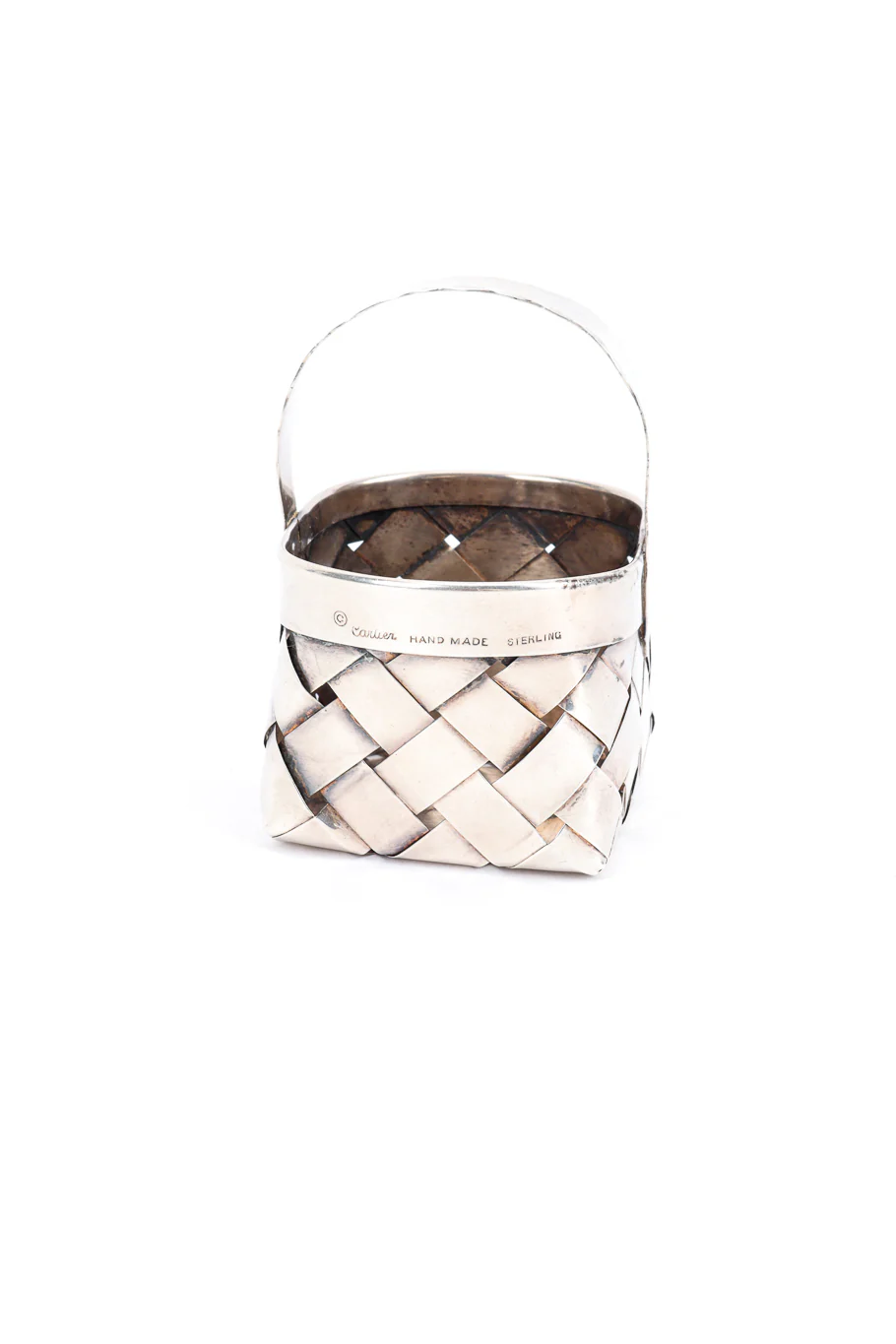 Sterling Woven Basket I - Image 2