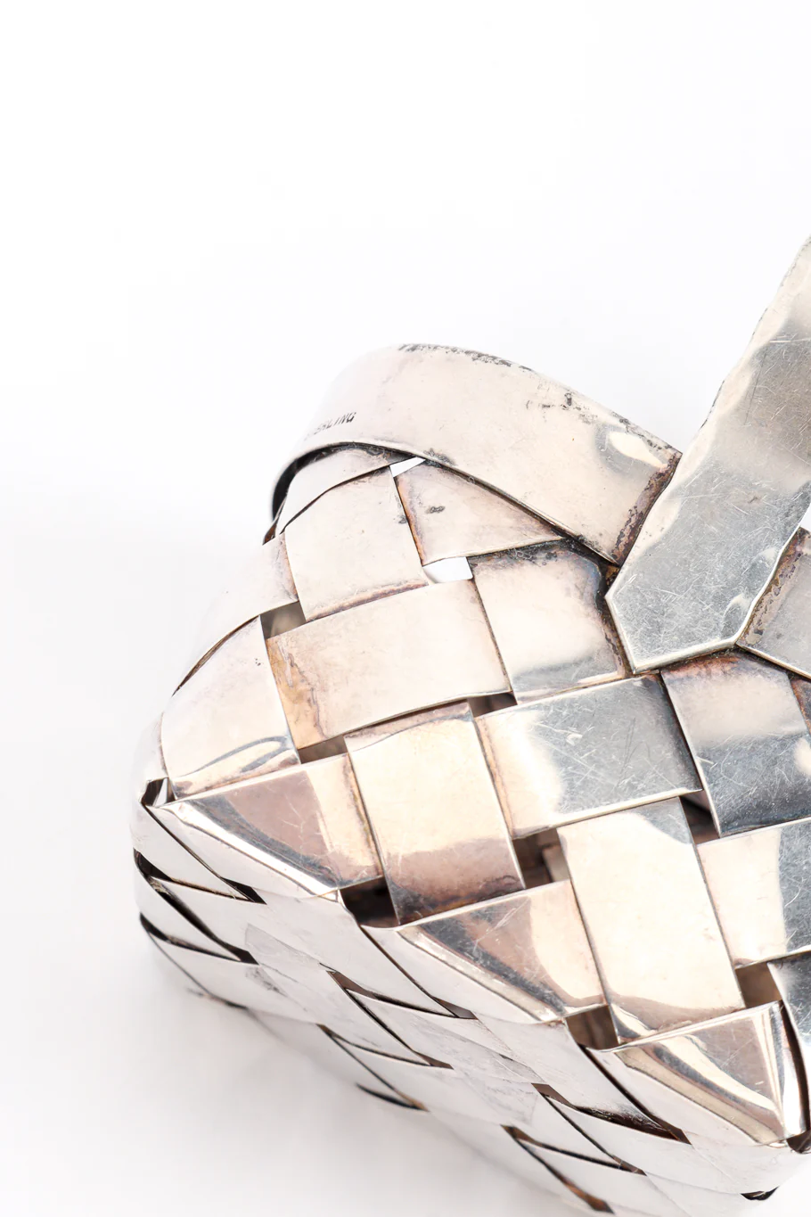 Sterling Woven Basket I - Image 5