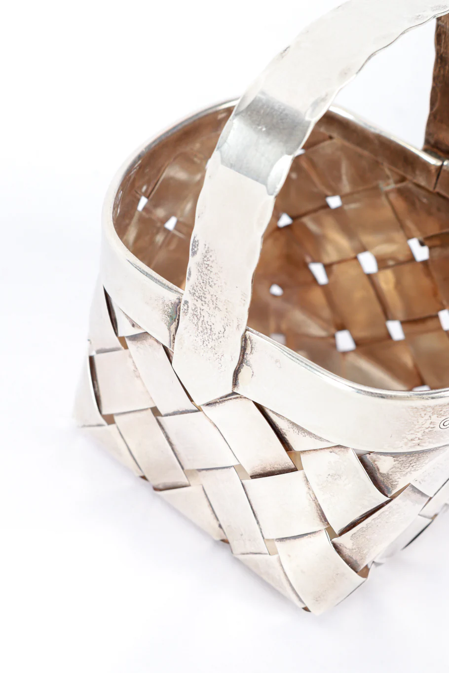 Sterling Woven Basket IV - Image 10