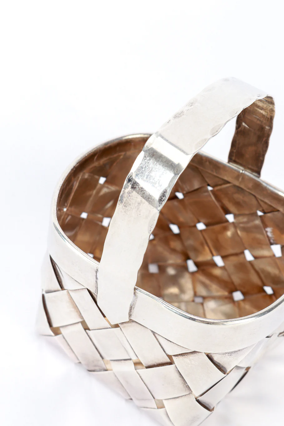 Sterling Woven Basket IV - Image 11