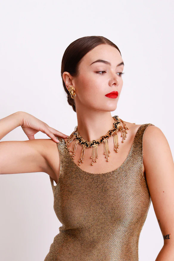 Stingray Chain Collar Necklace - Image 2