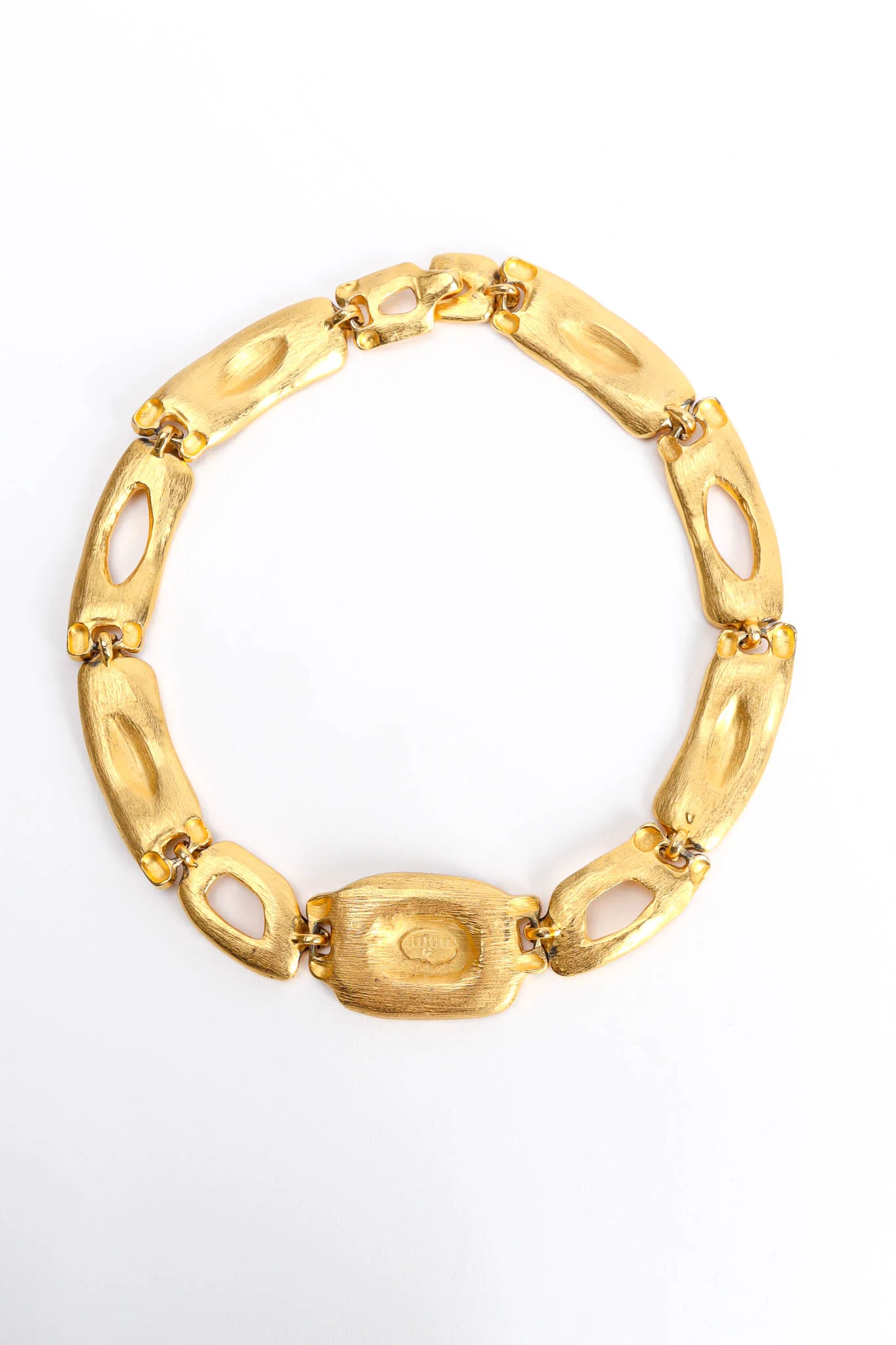 Stone Brutalist Link Necklace - Image 3