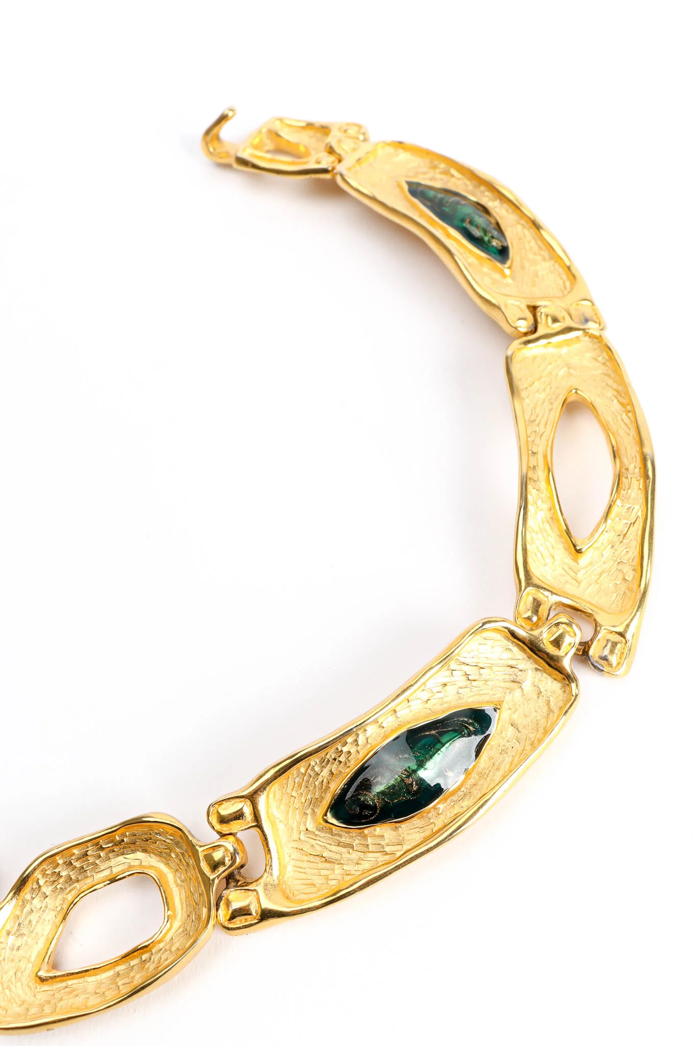 Stone Brutalist Link Necklace - Image 5