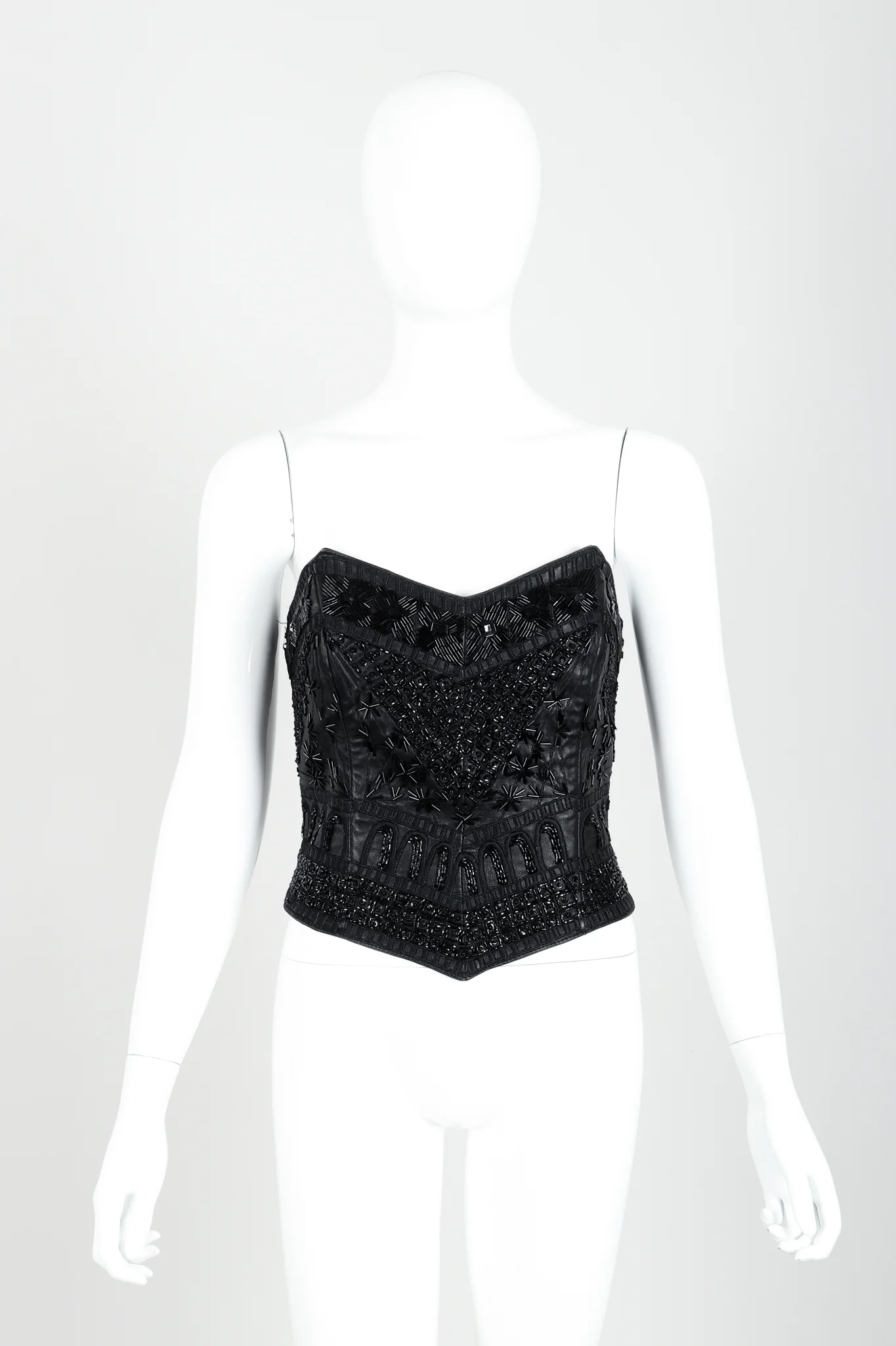 Strapless Beaded Bustier - Image 4