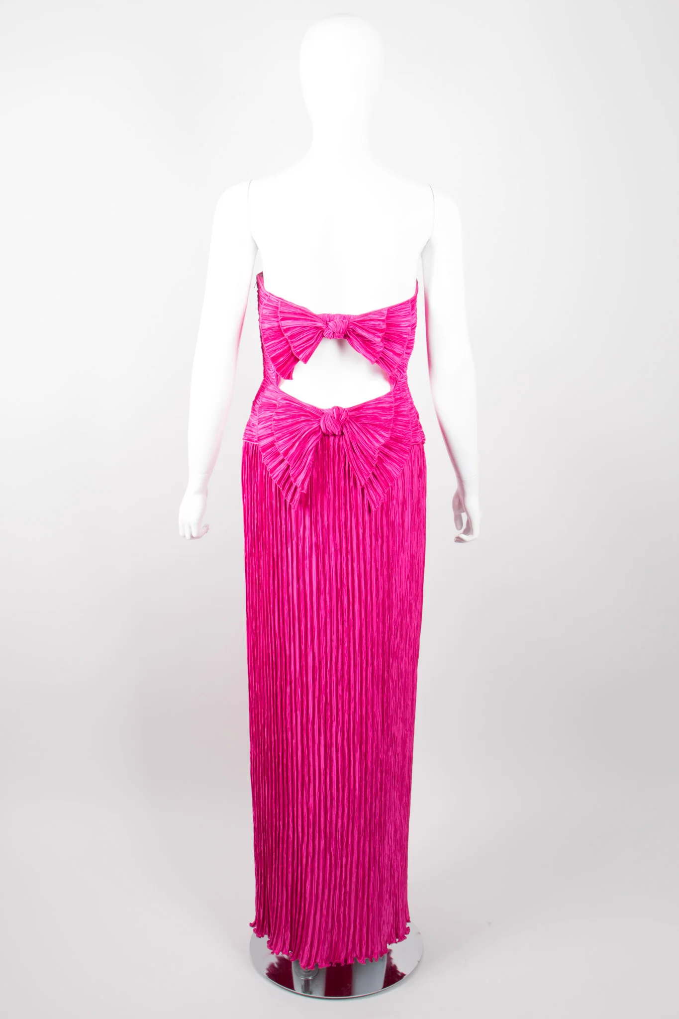 Strapless Bow Back Gown - Image 5