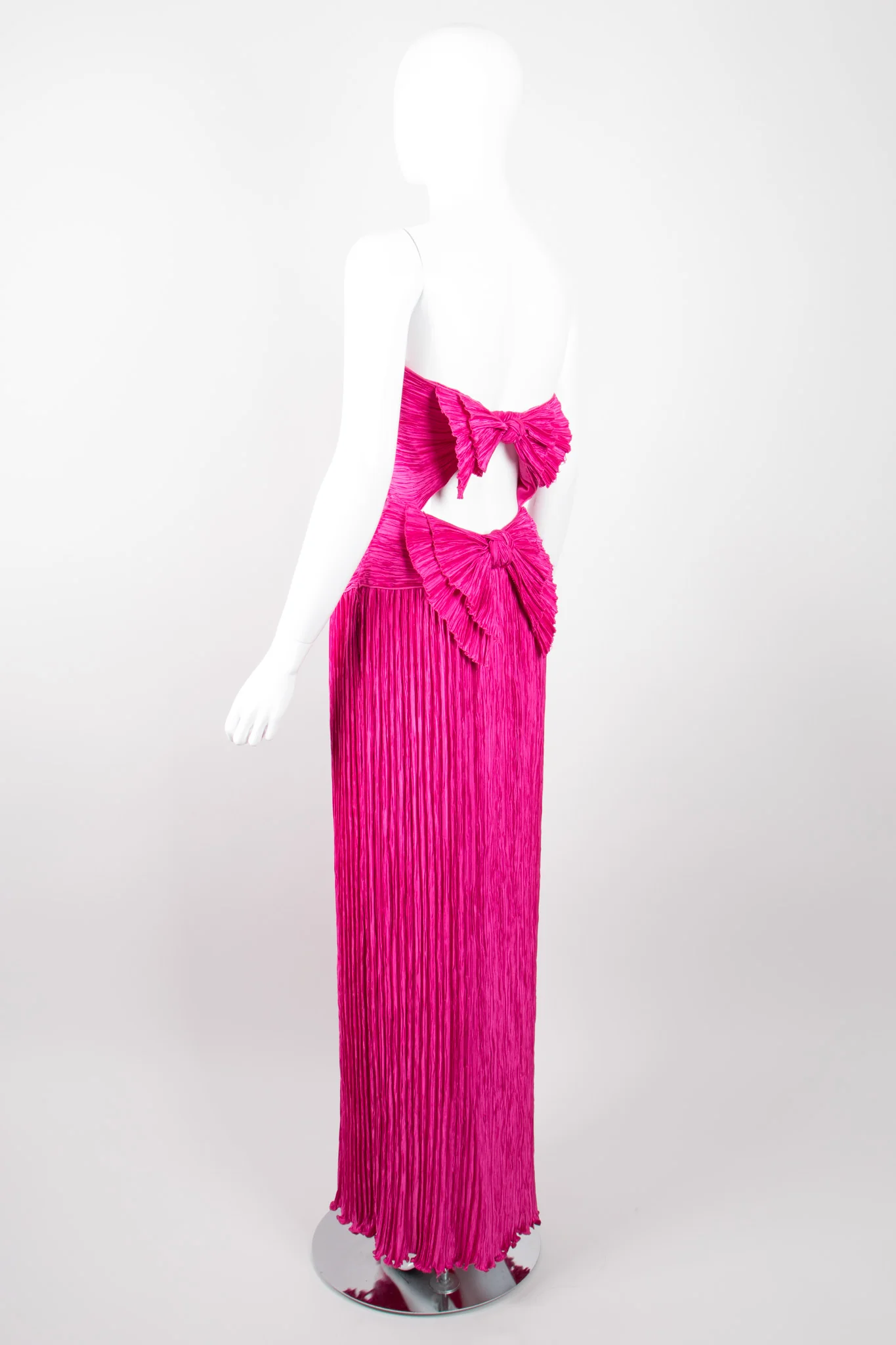 Strapless Bow Back Gown - Image 6