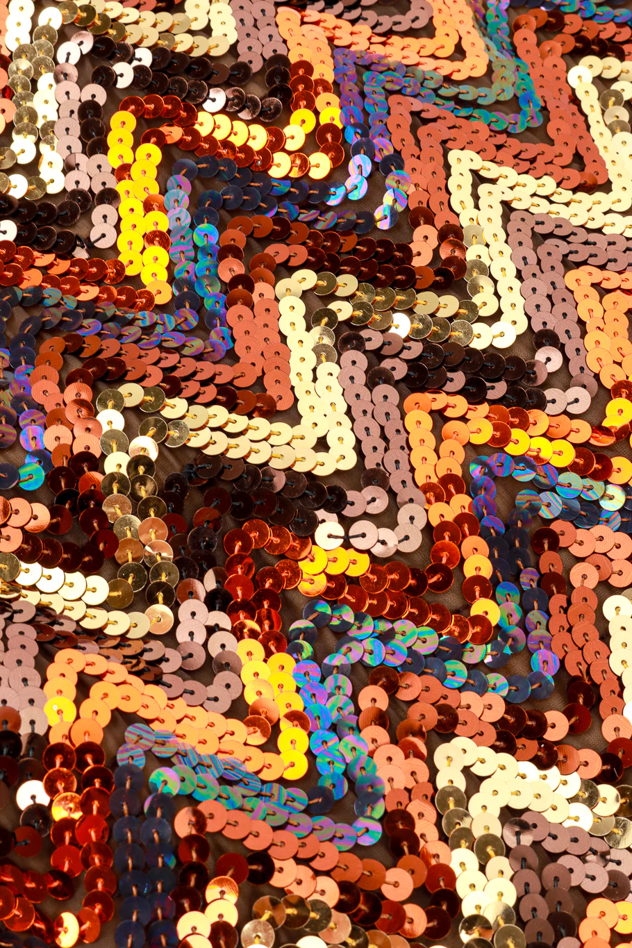 Strapless Chevron Sequin Dress - Image 7