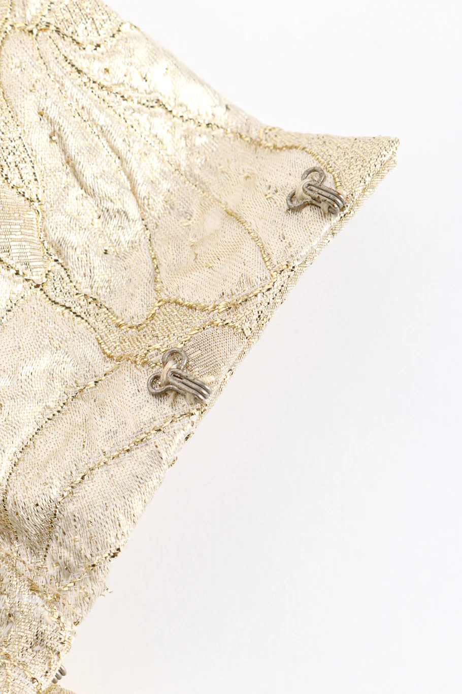 Strapless Floral Lamé Gown - Image 6