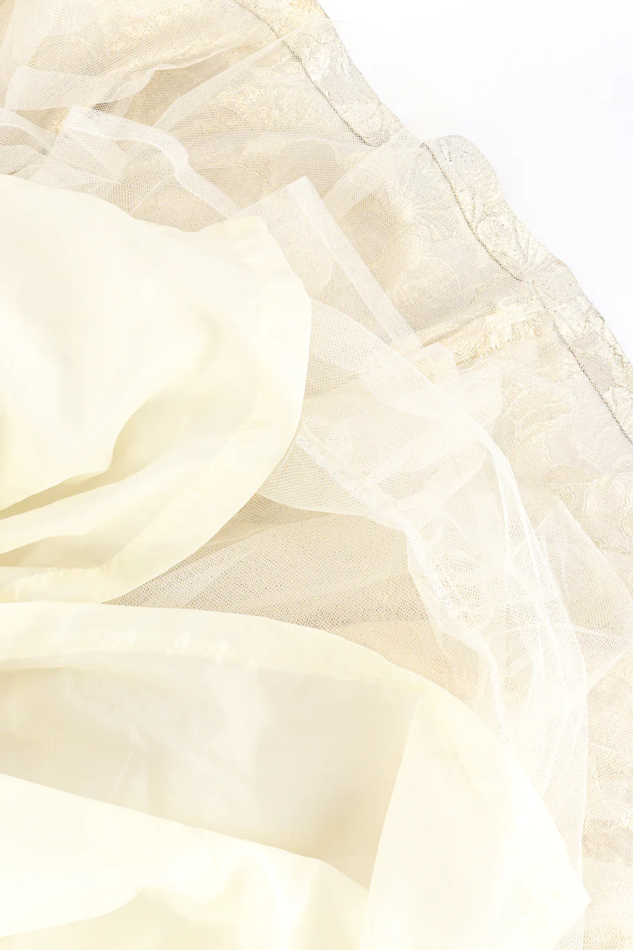 Strapless Floral Lamé Gown - Image 8
