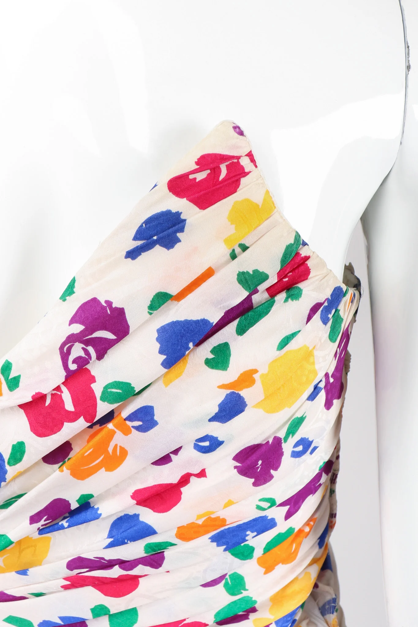 Strapless Floral Party Dress - Image 9