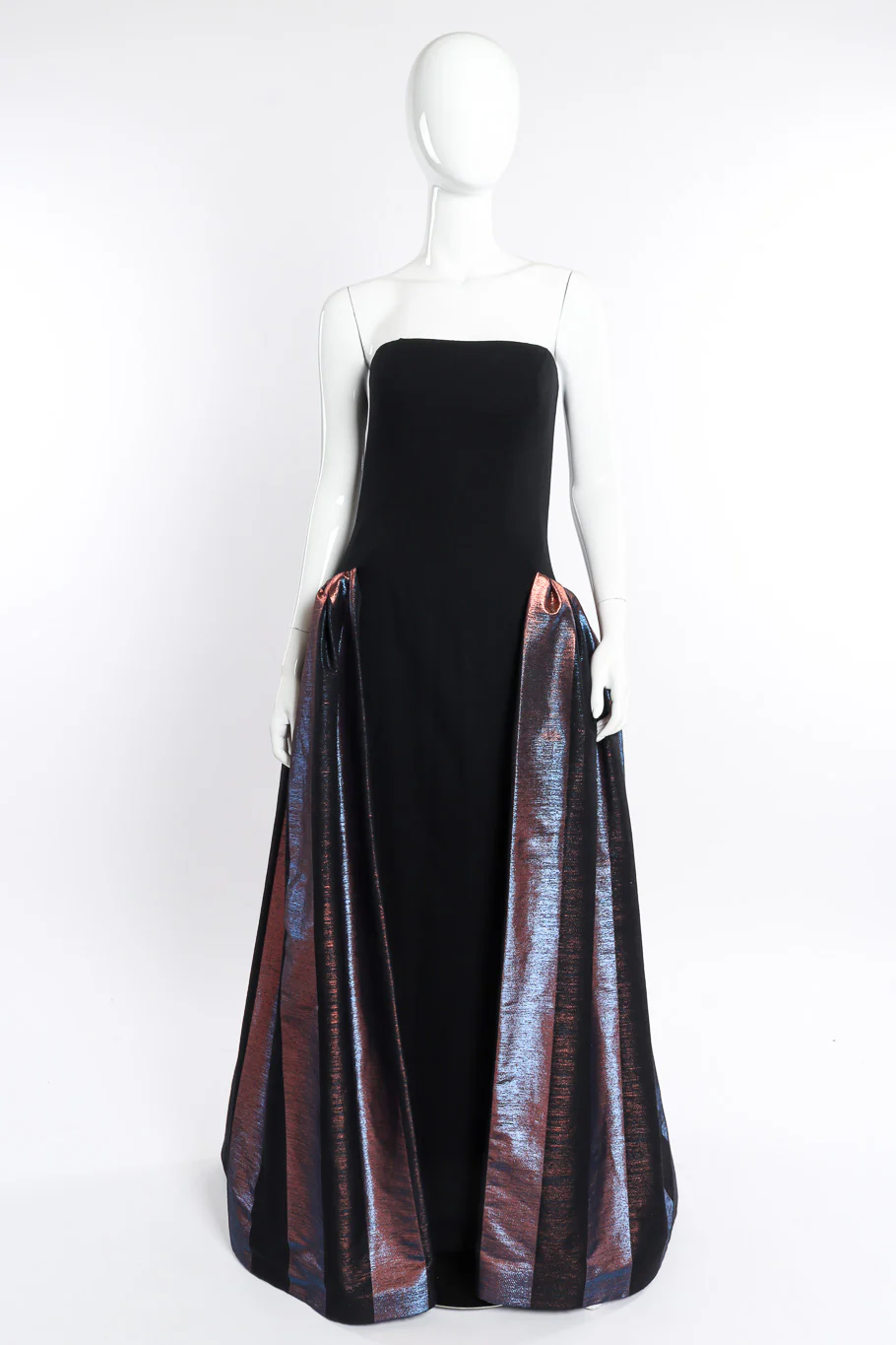 Strapless Iridescent Gown