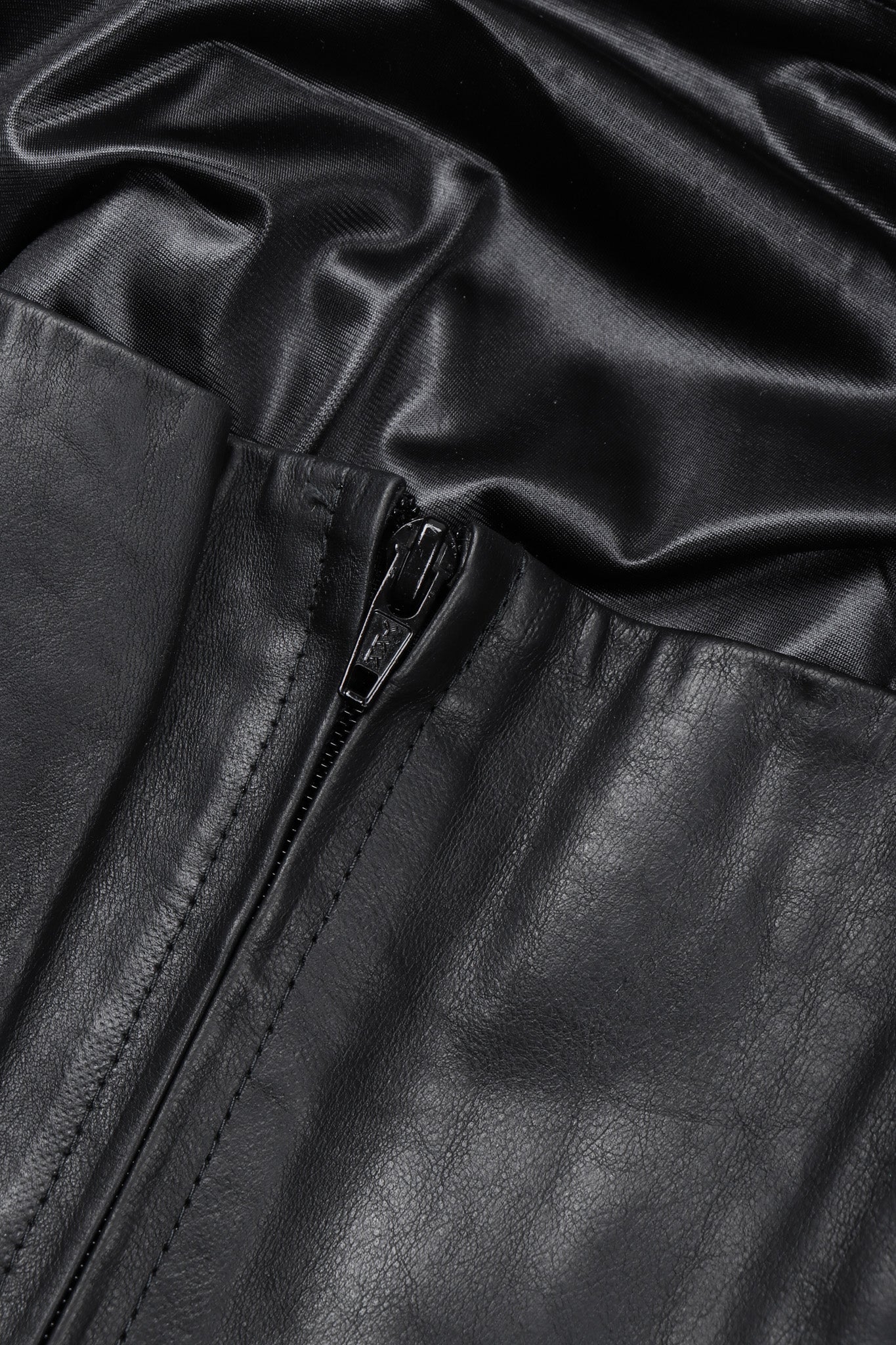 Strapless Leather Bustier Top - Image 11