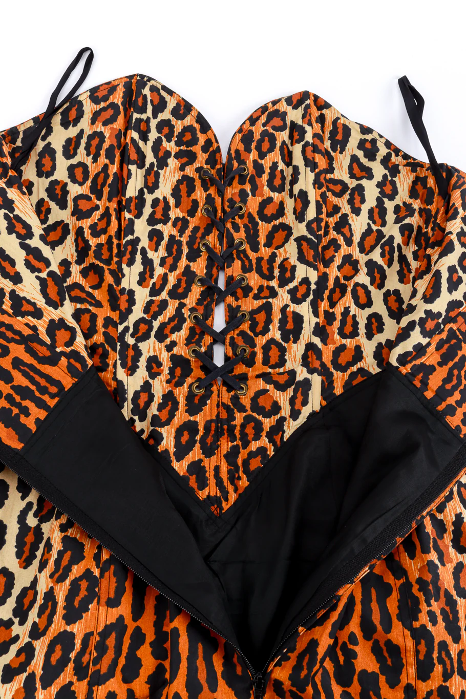 Strapless Leopard Bustier Dress - Image 5