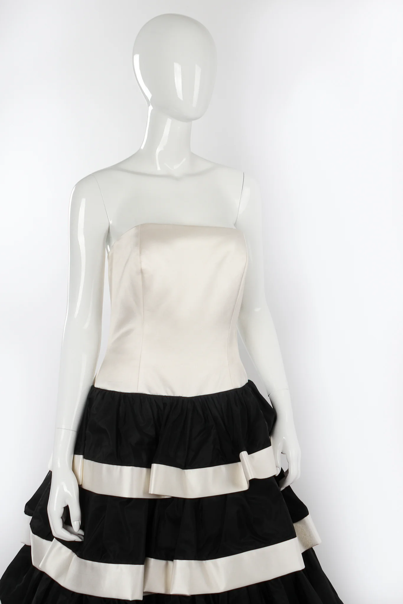 Strapless Tiered Ball Gown - Image 7