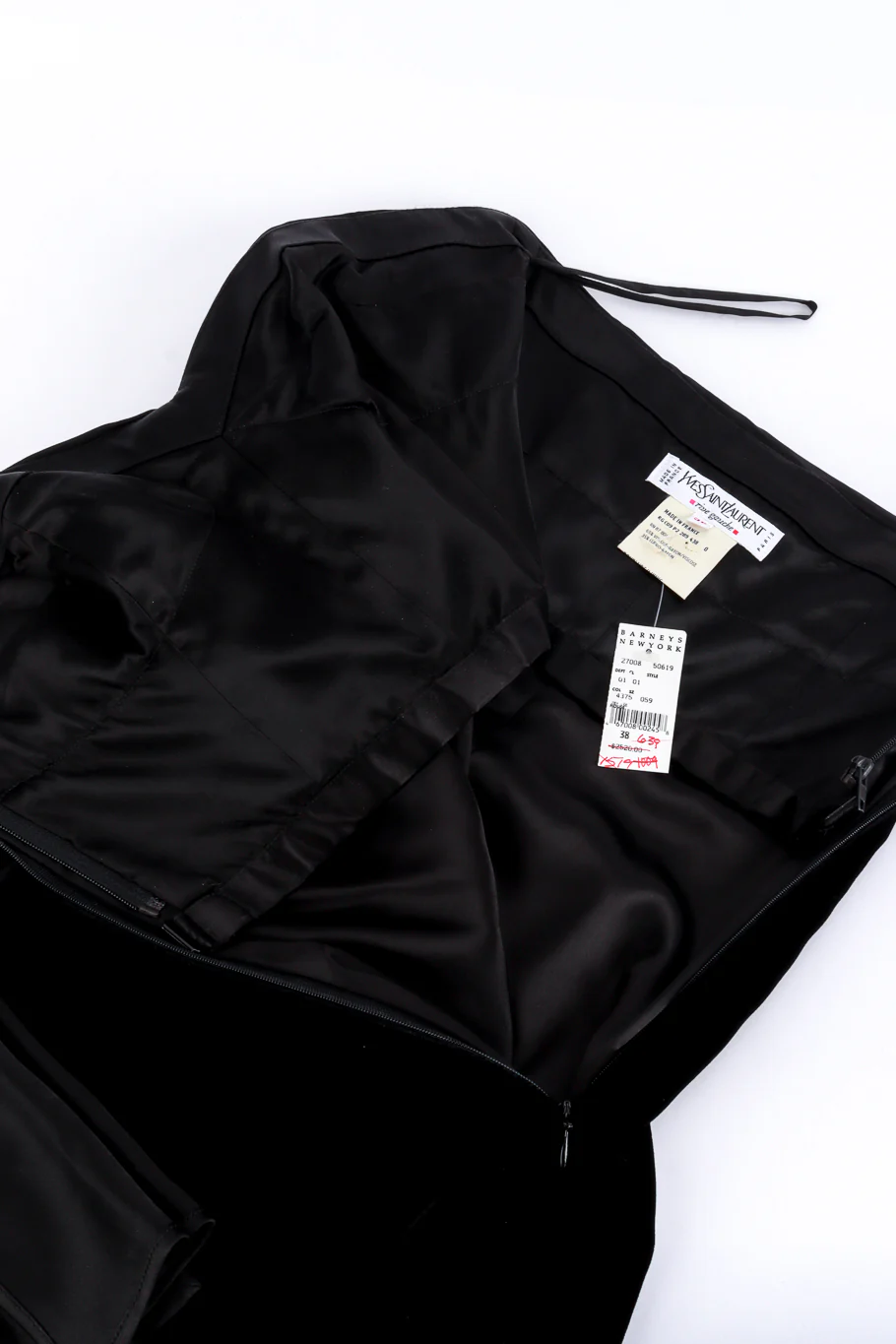 Strapless Velvet Cocktail Dress - Image 5