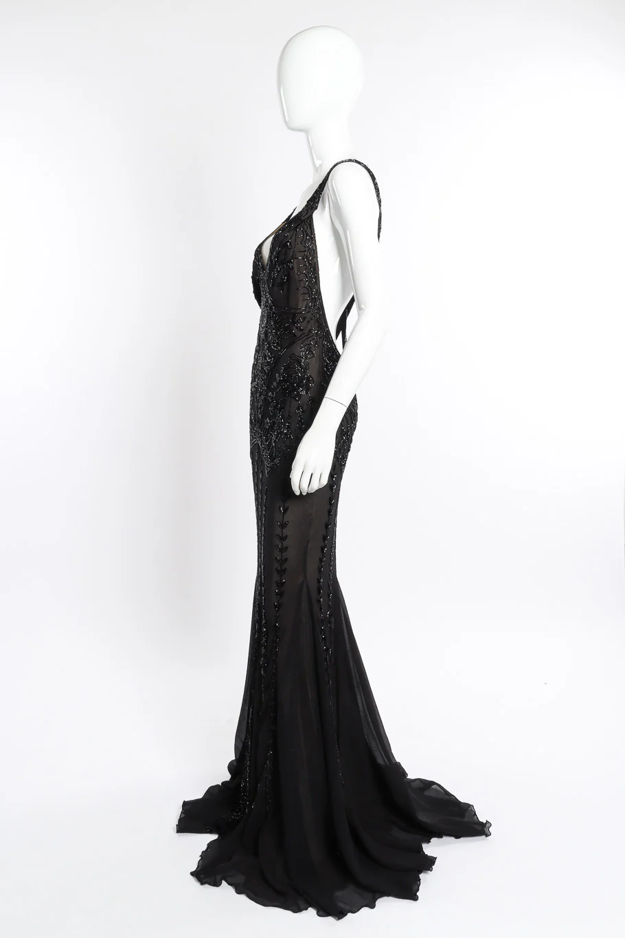 Strappy Beaded Gown - Image 3