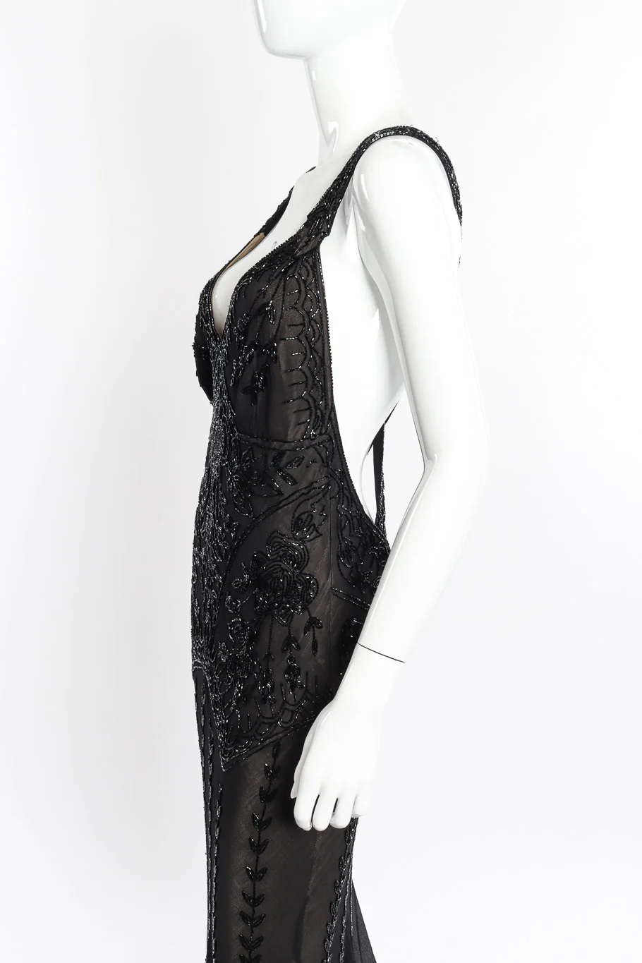 Strappy Beaded Gown - Image 6