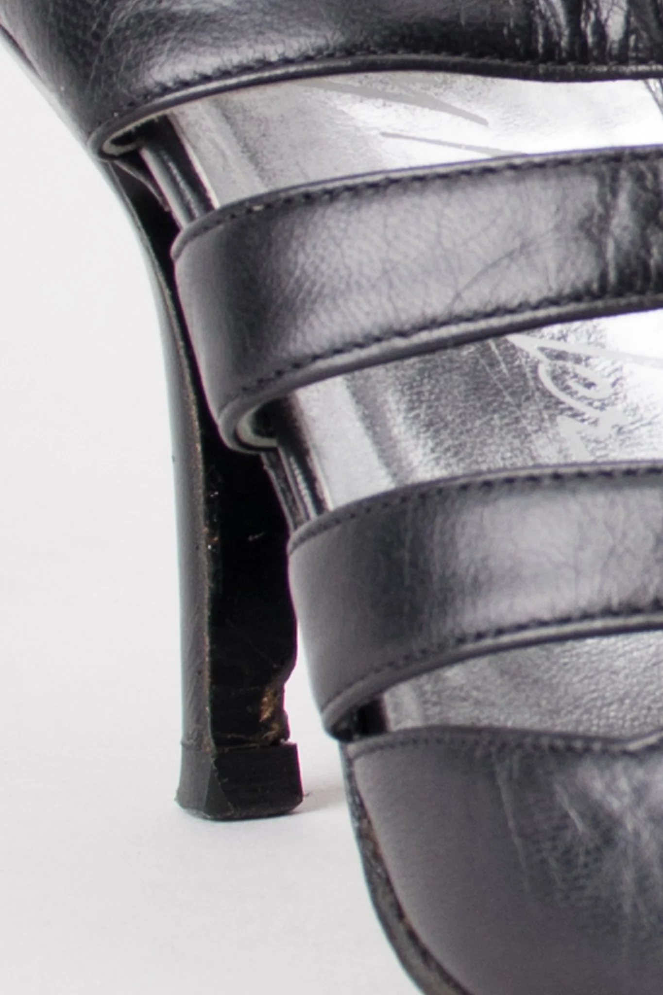 Strappy Bondage Buckle Heels - Image 19