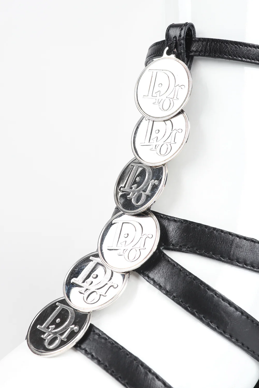 Strappy Logo Coin Heels - Image 3