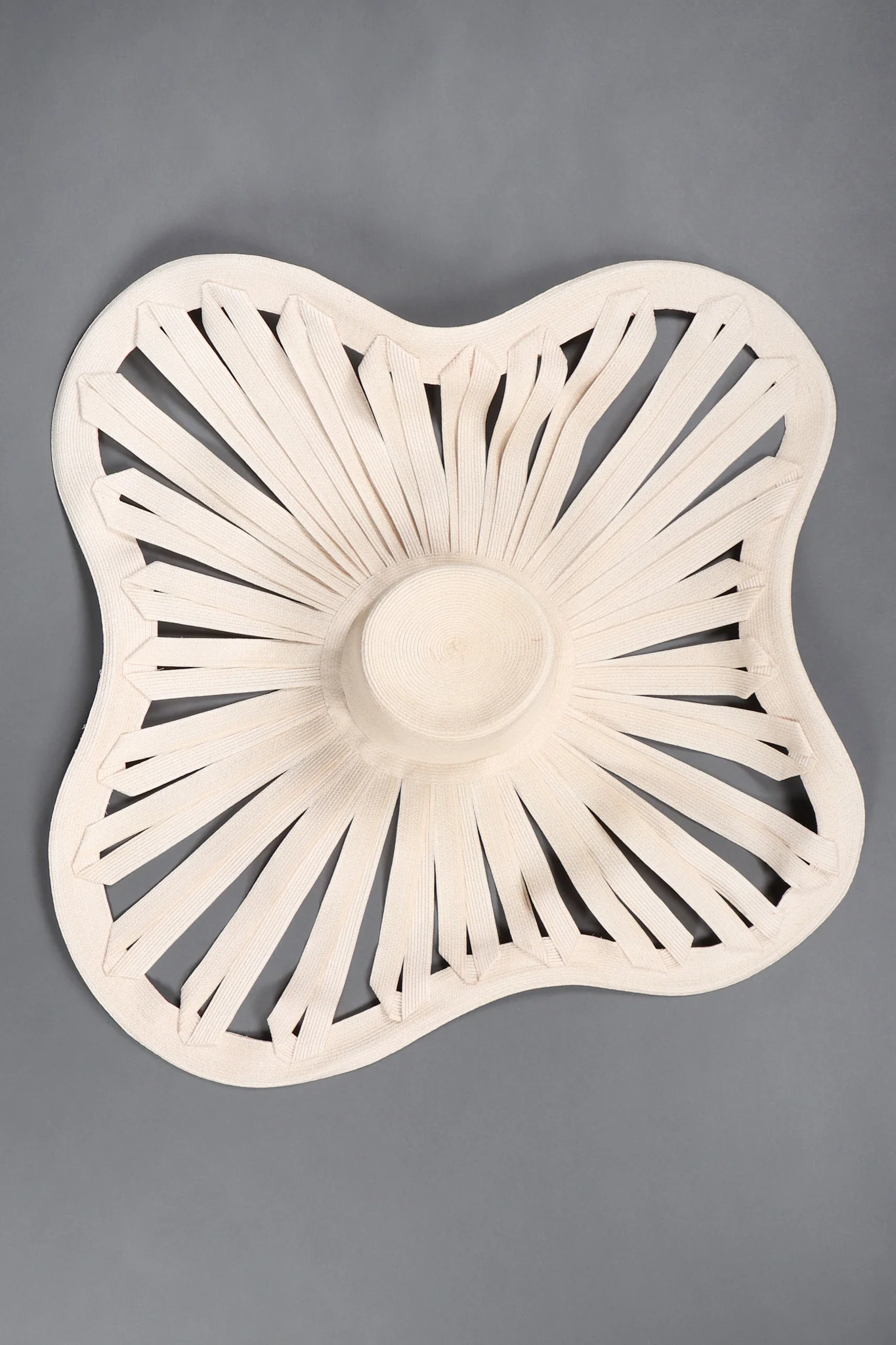 Straw Ribbon Blossom Hat - Image 2