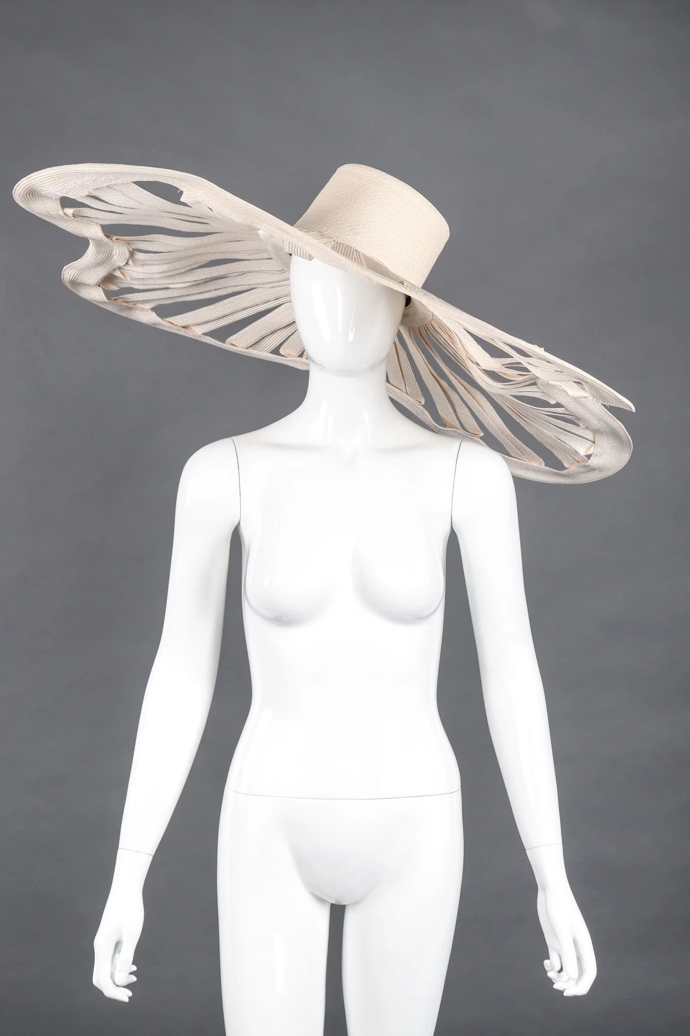 Straw Ribbon Blossom Hat - Image 3