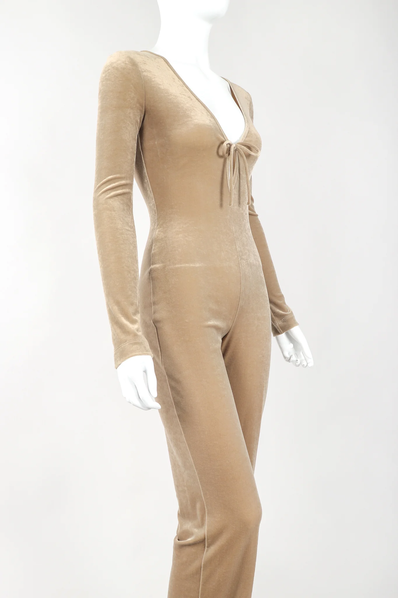 Stretch Velour Jumpsuit
