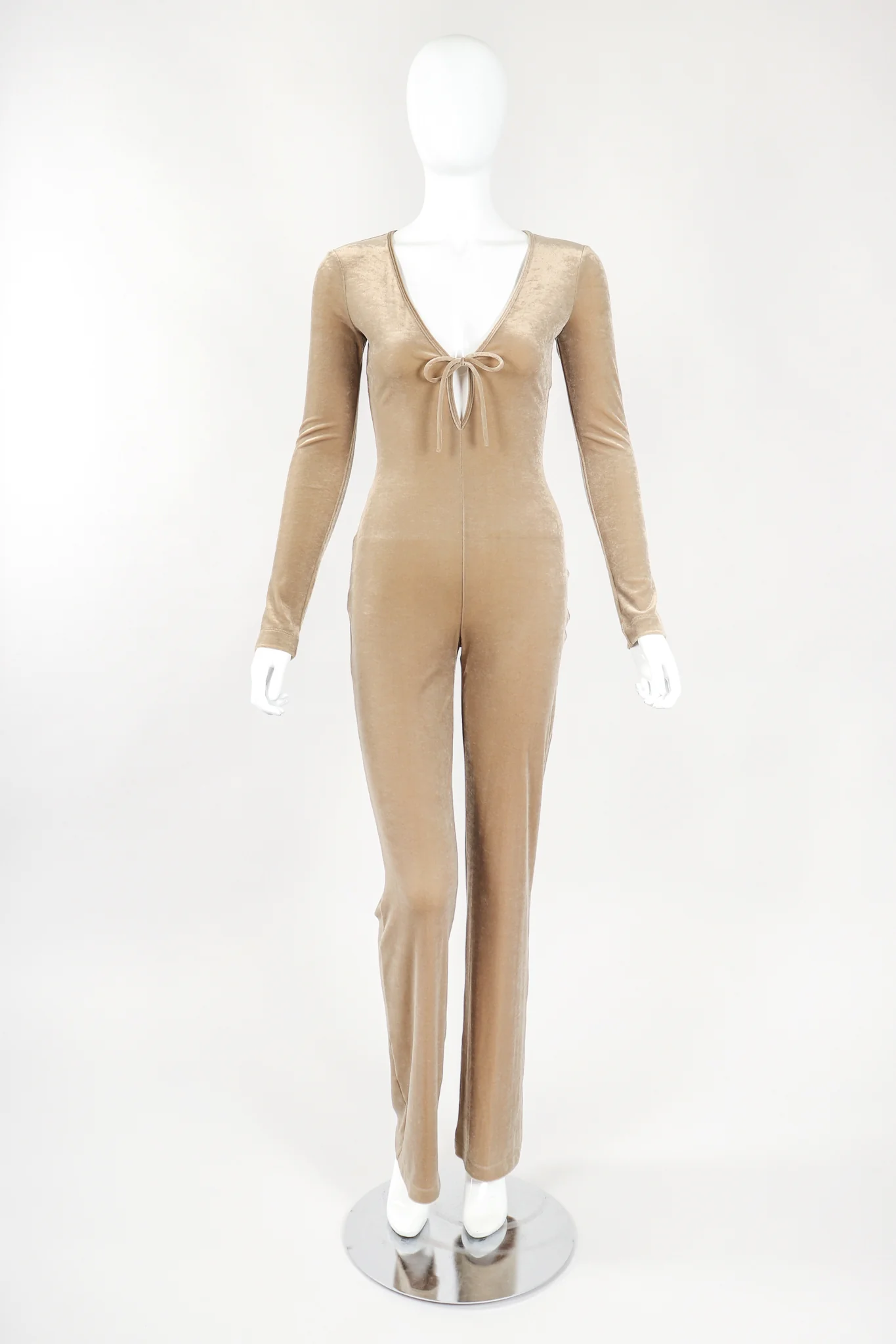 Stretch Velour Jumpsuit - Image 4