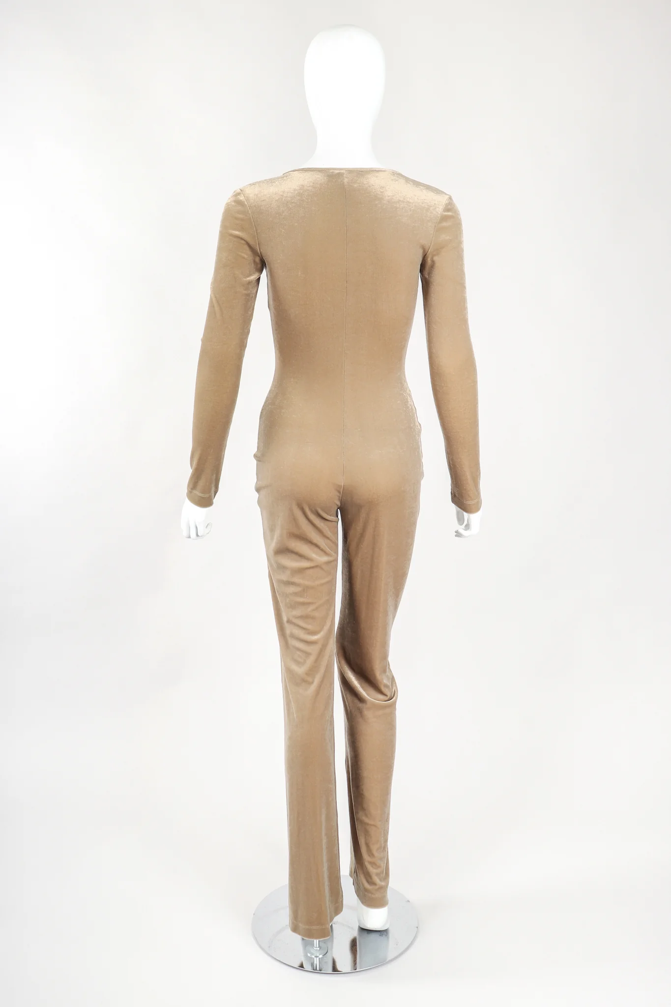 Stretch Velour Jumpsuit - Image 5