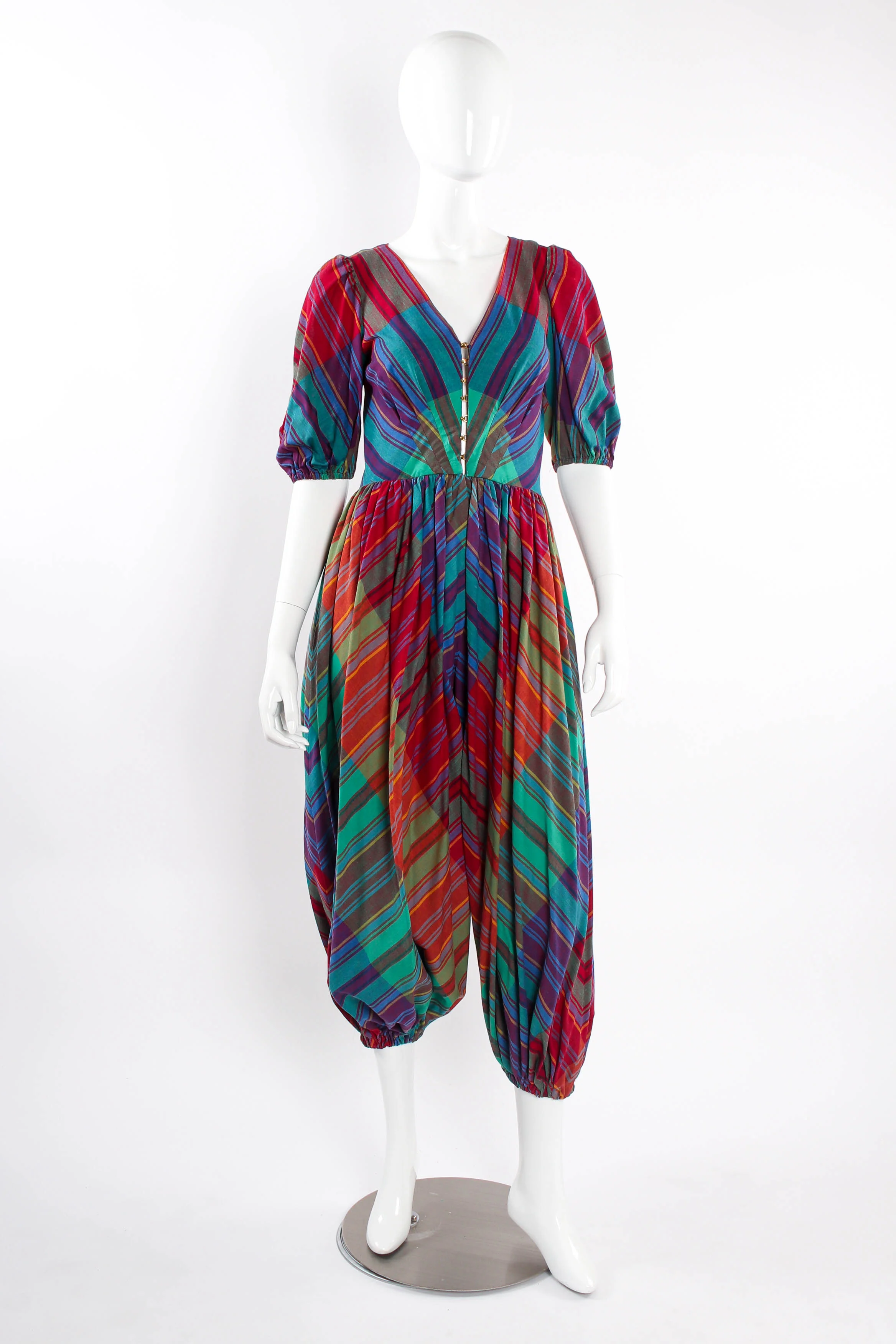 Stripe Harem Jumpsuit