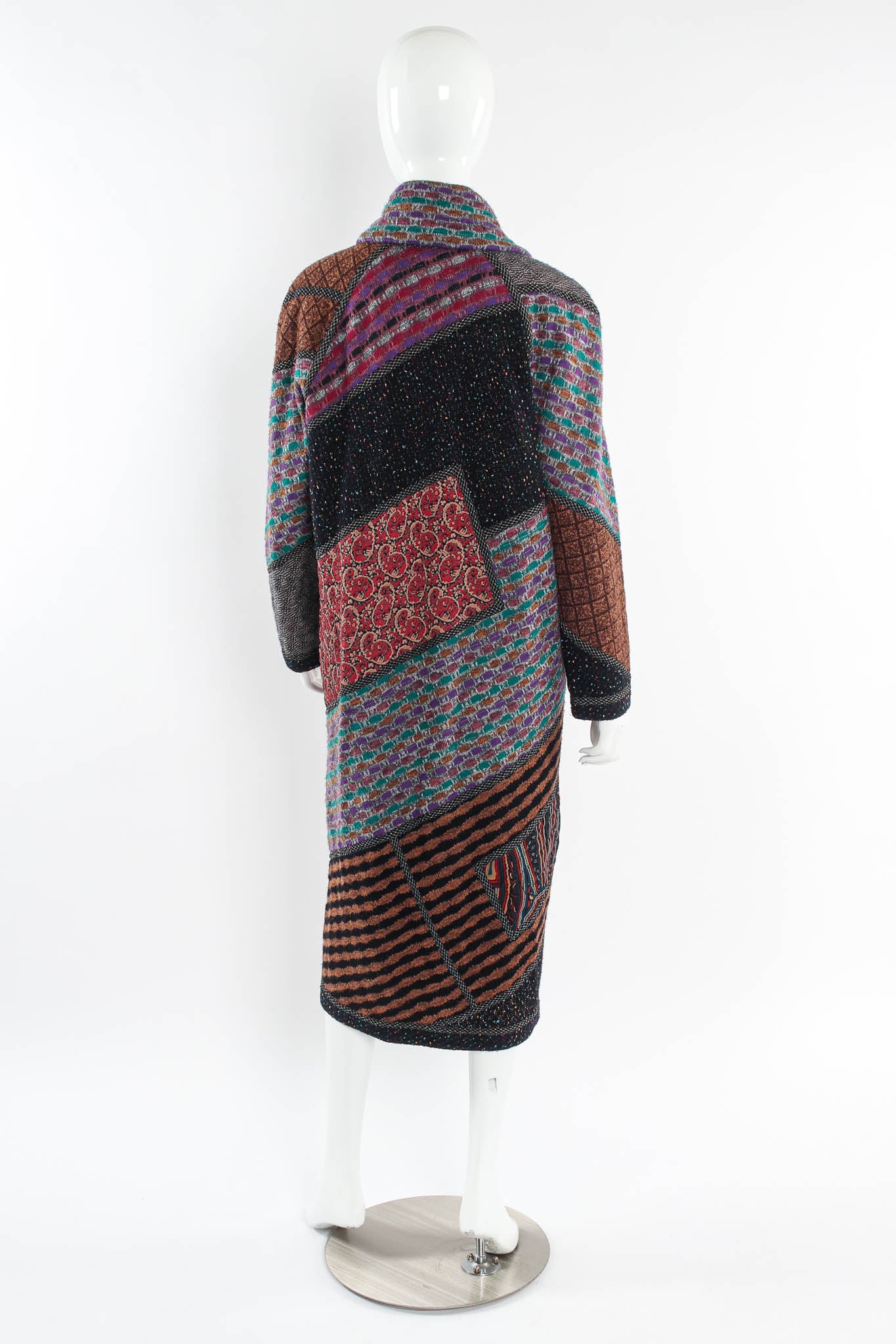 Stripe Patchwork Print Duster - Image 3