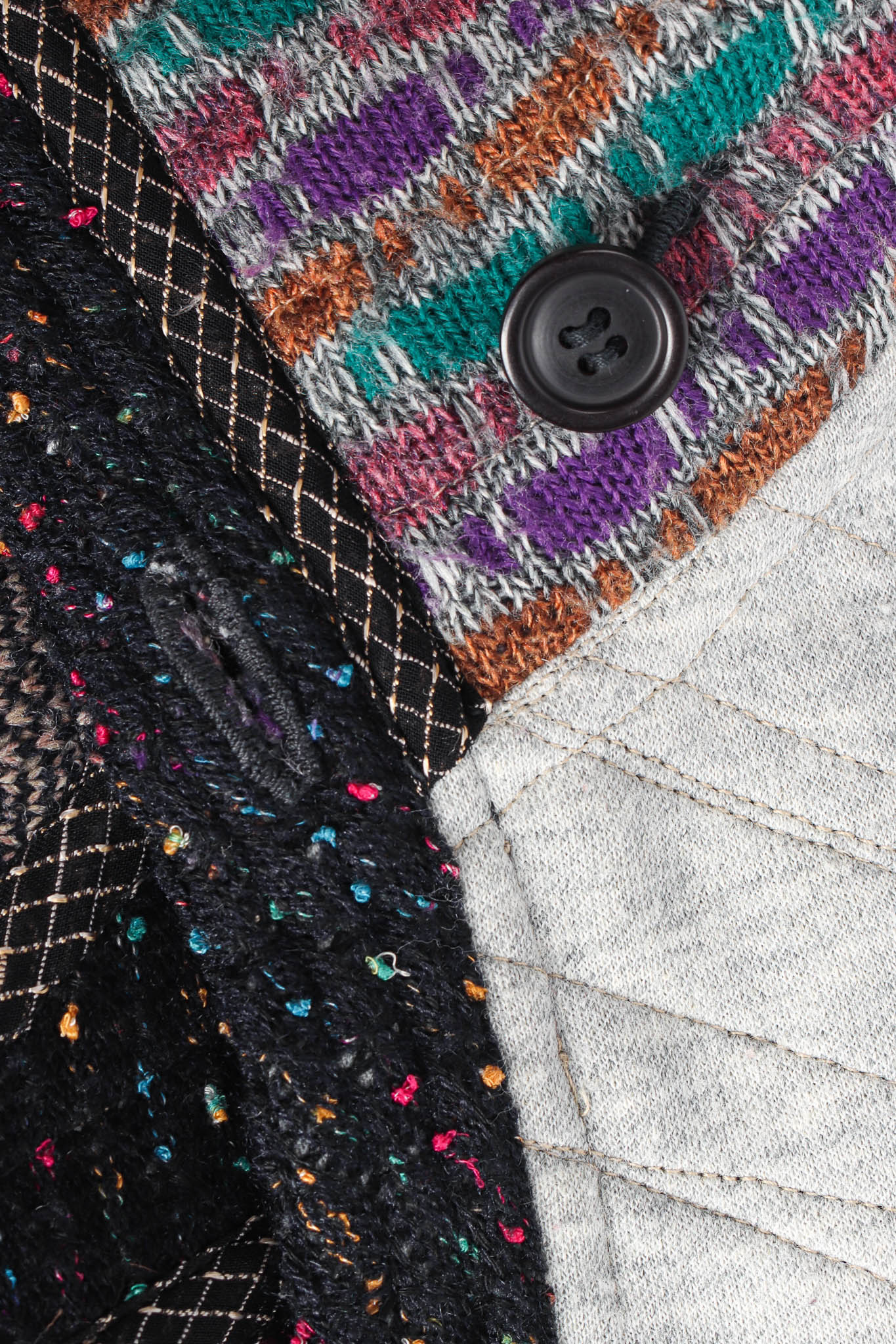 Stripe Patchwork Print Duster - Image 8