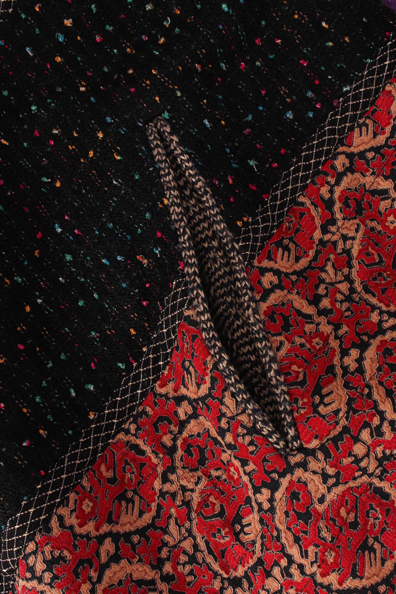 Stripe Patchwork Print Duster - Image 9