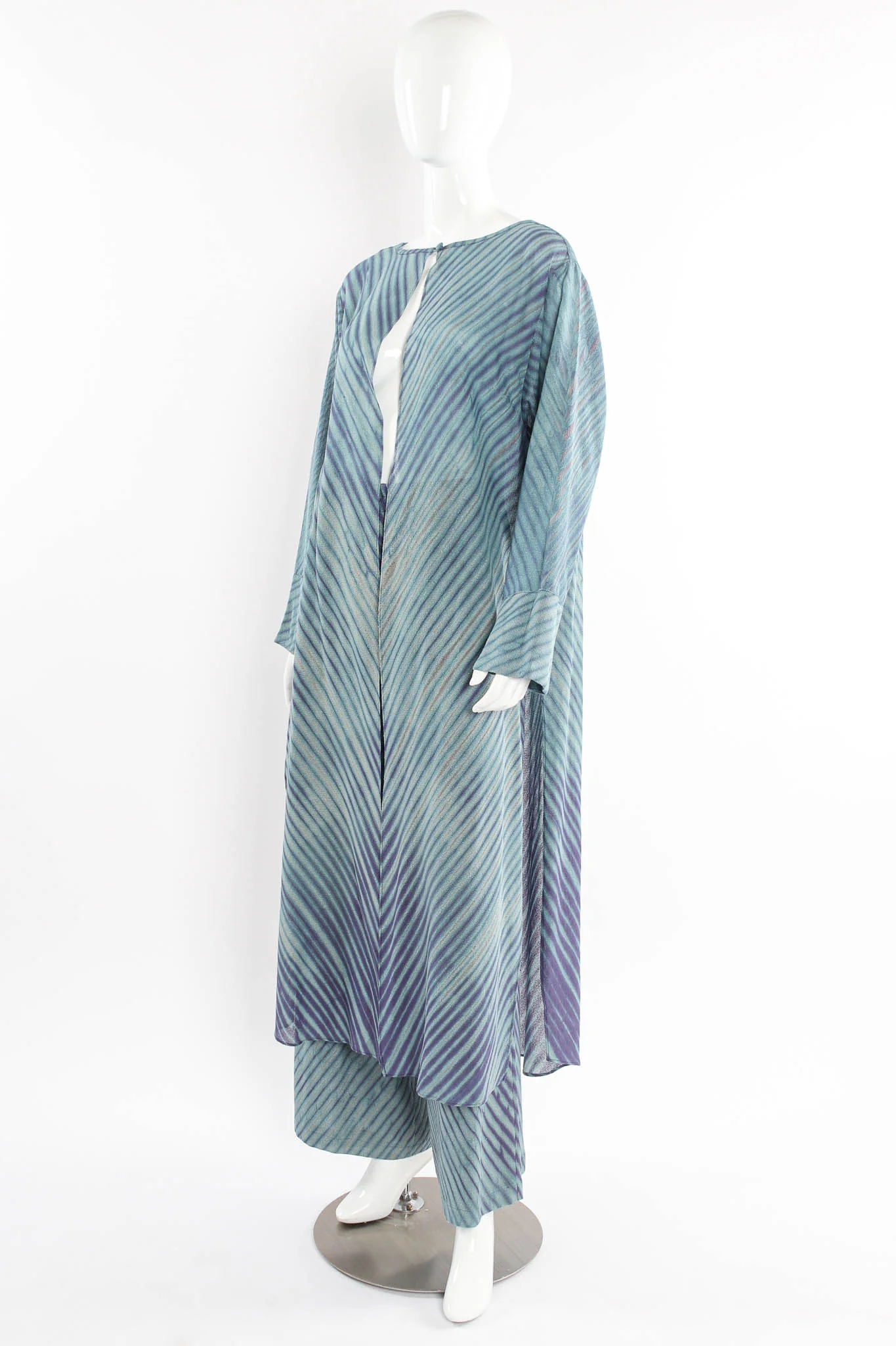 Stripe Tie-Dye Duster, Tank, & Pant (5 Piece Set) - Image 4
