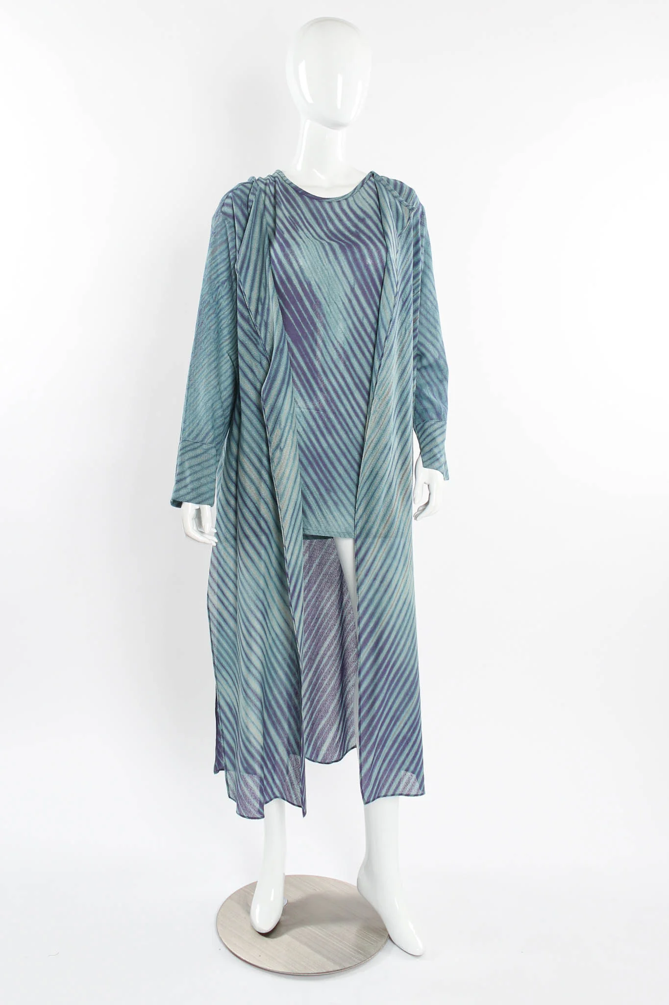 Stripe Tie-Dye Duster, Tank, & Pant (5 Piece Set) - Image 5