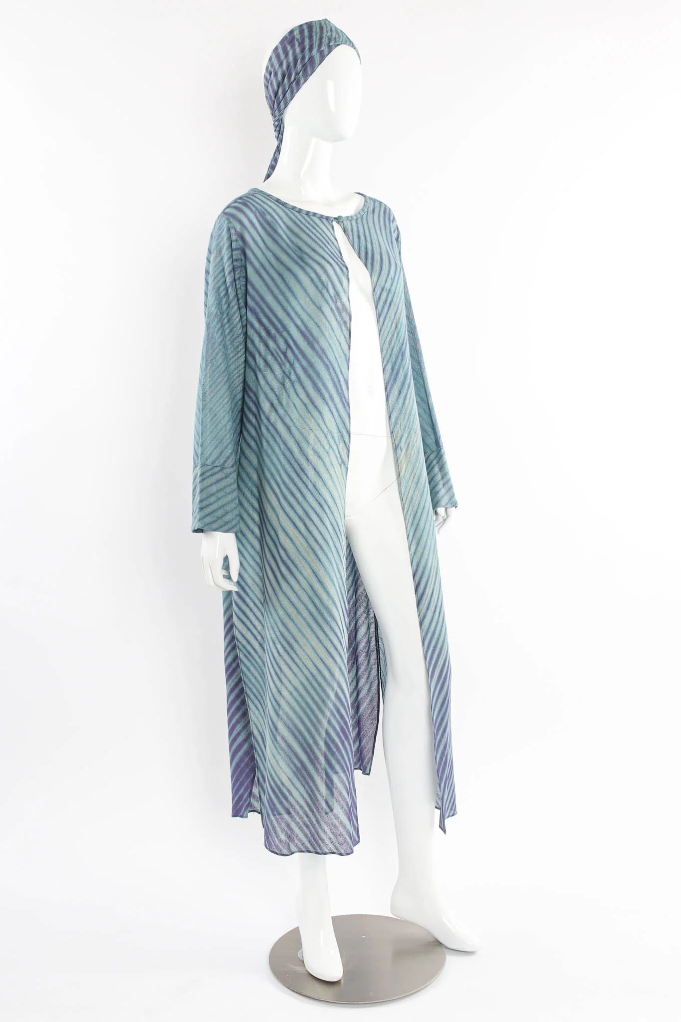 Stripe Tie-Dye Duster, Tank, & Pant (5 Piece Set) - Image 7