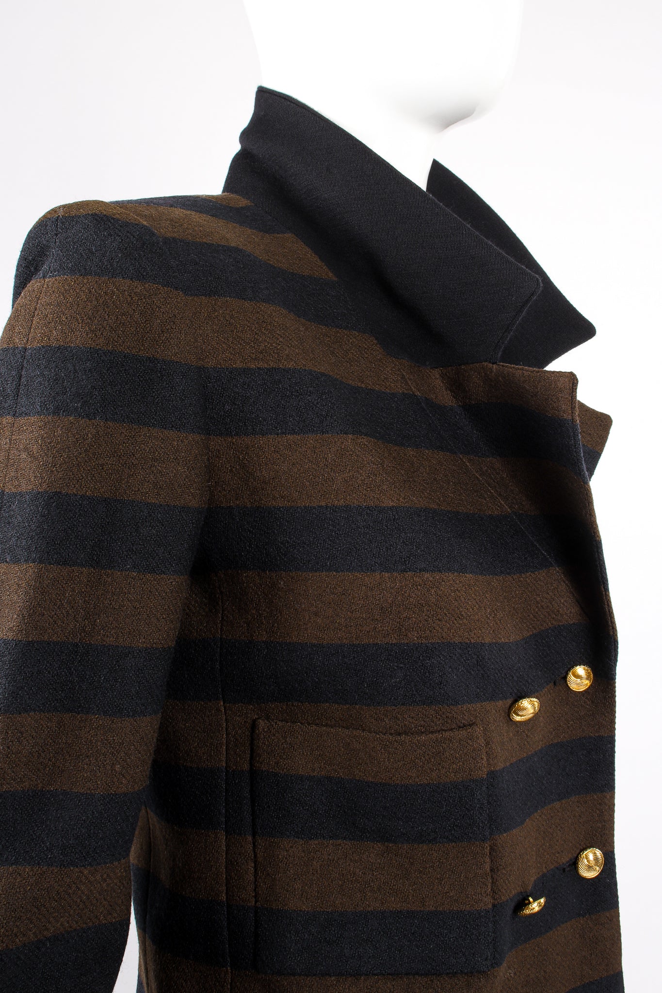 Striped Boxy Jacket & Skirt Set - Image 4