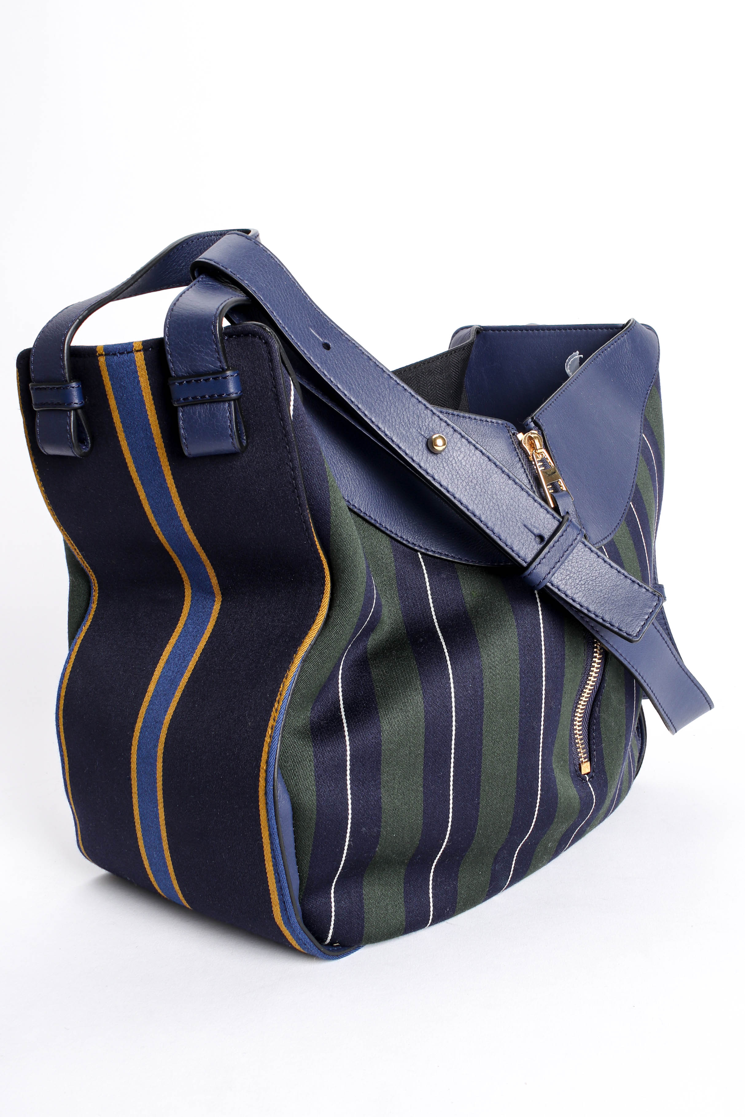 Rugby Stripe Canvas Hammock Bag - Image 12