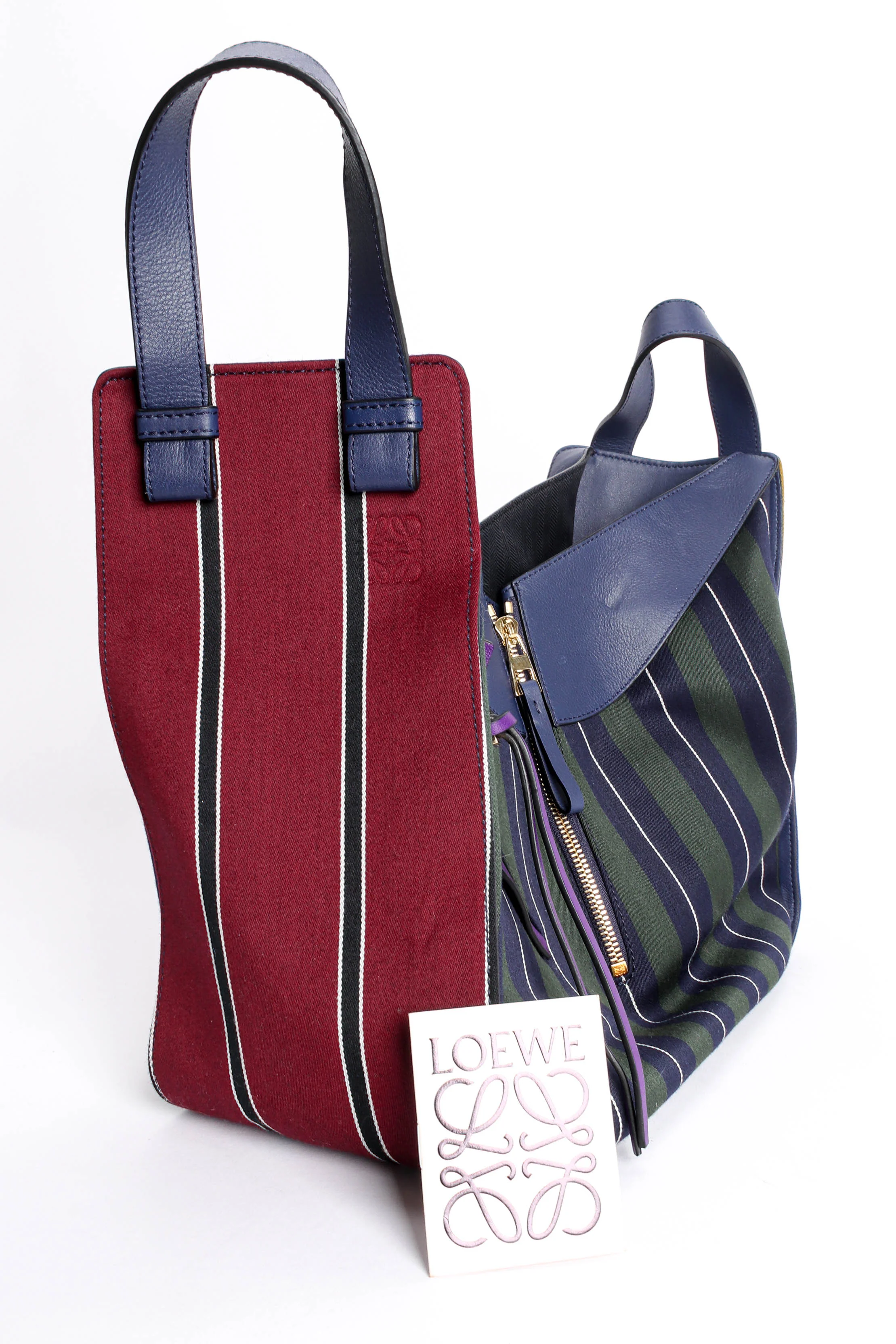 Rugby Stripe Canvas Hammock Bag - Image 15