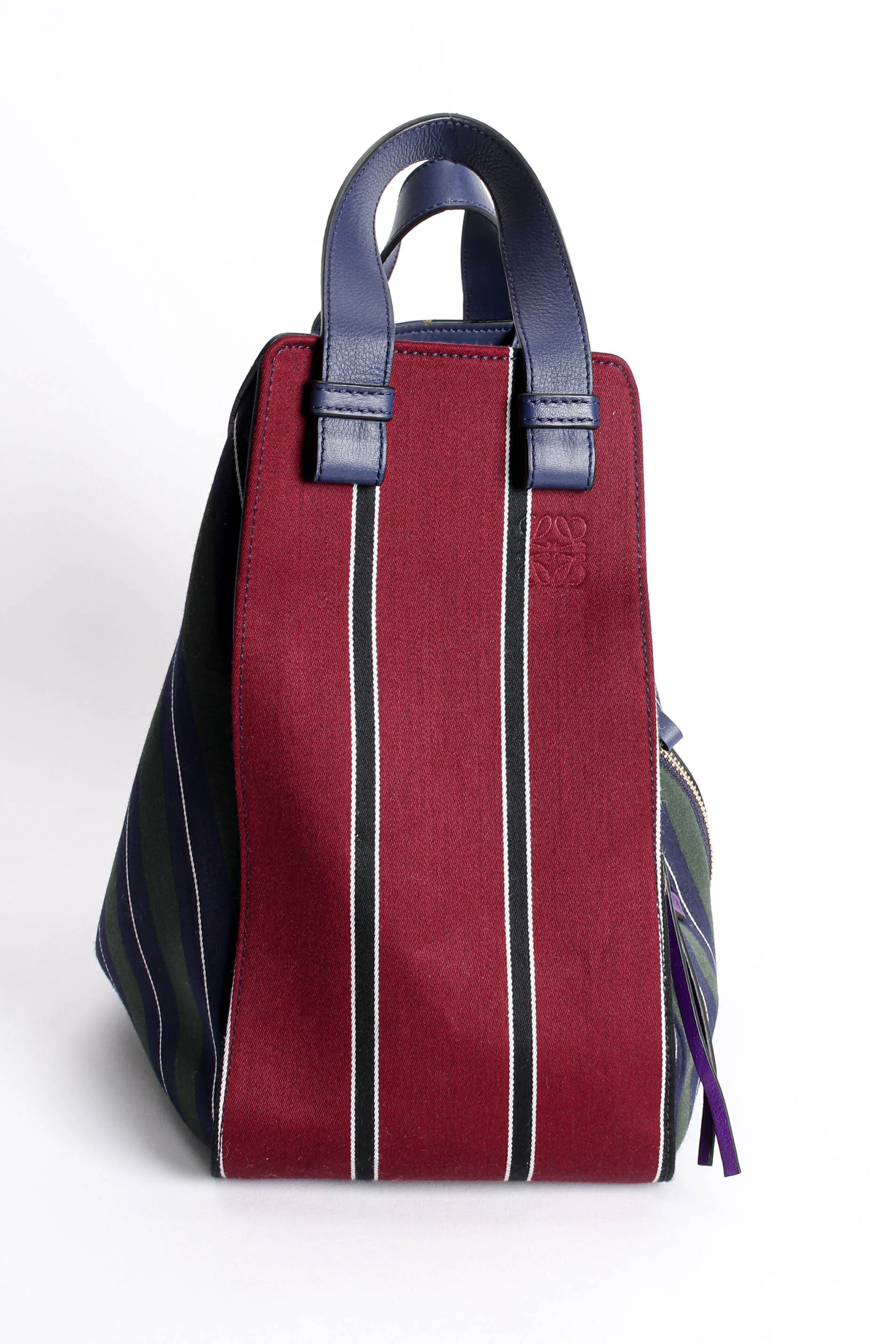 Rugby Stripe Canvas Hammock Bag - Image 7