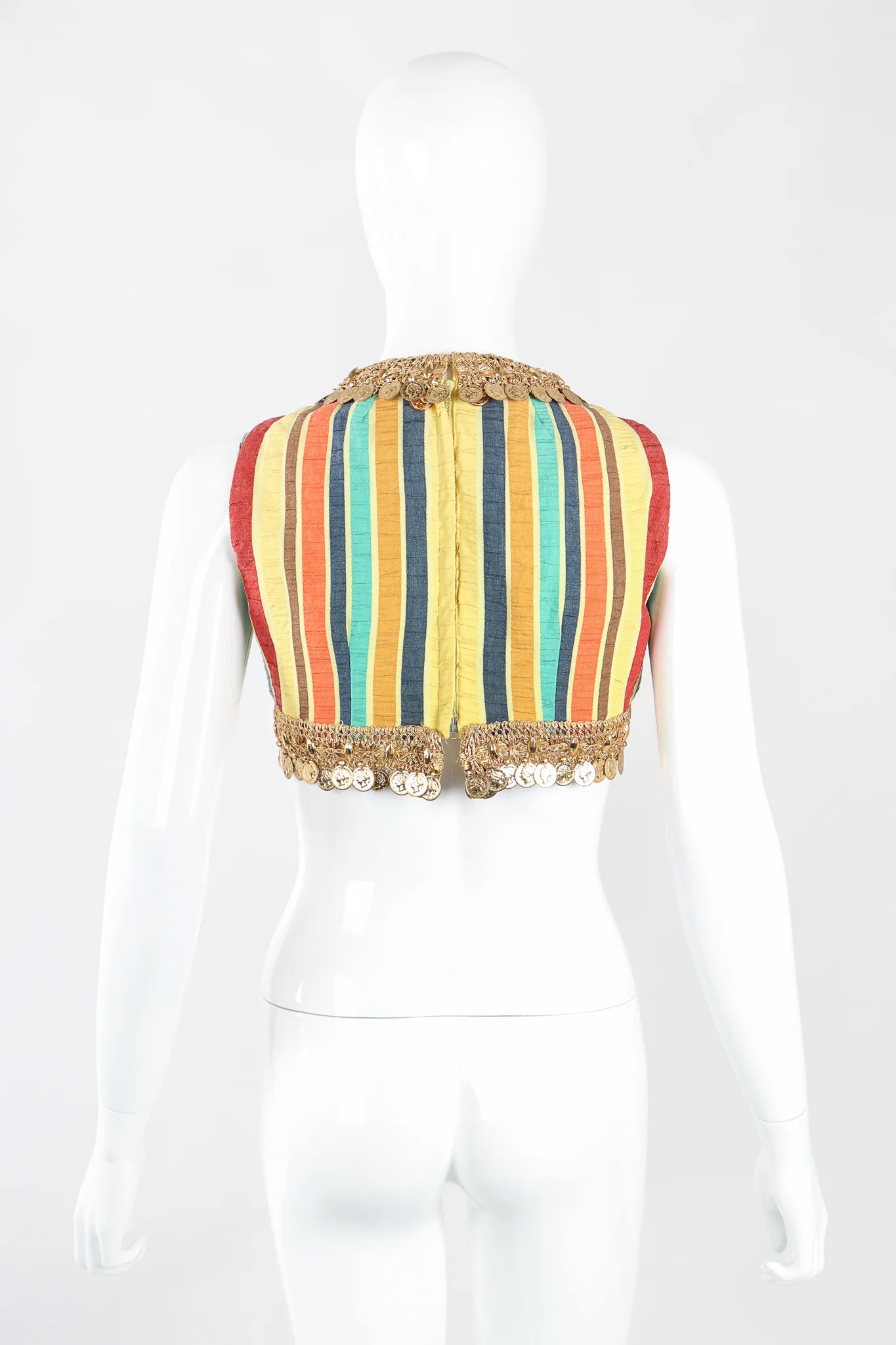 Coin Fringe Crop Top & Pant Set - Image 12