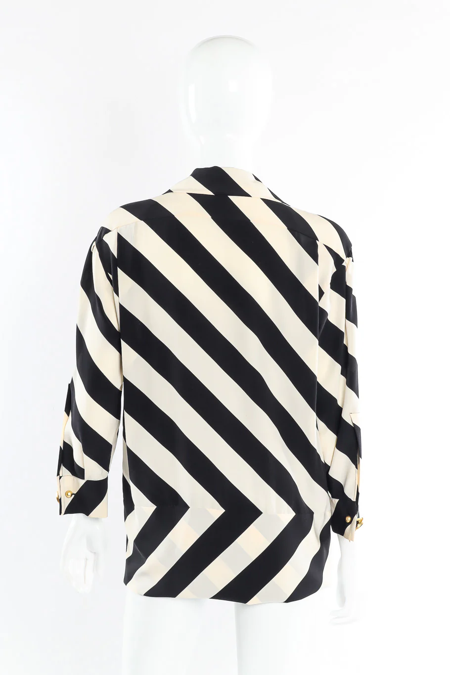 Striped Drop Waist Suit Dress - Image 5