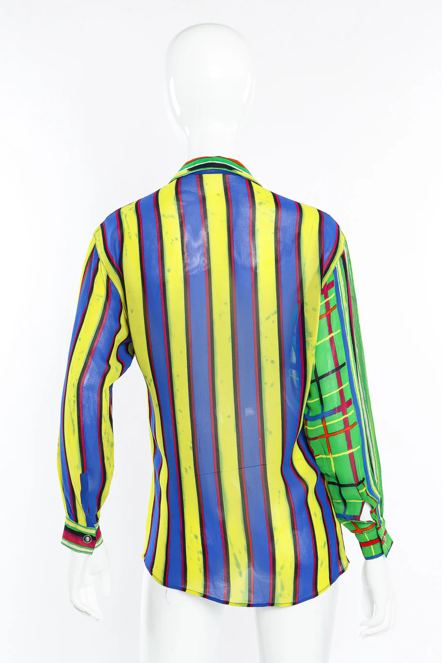 Striped Long Sleeve Button Up - Image 3
