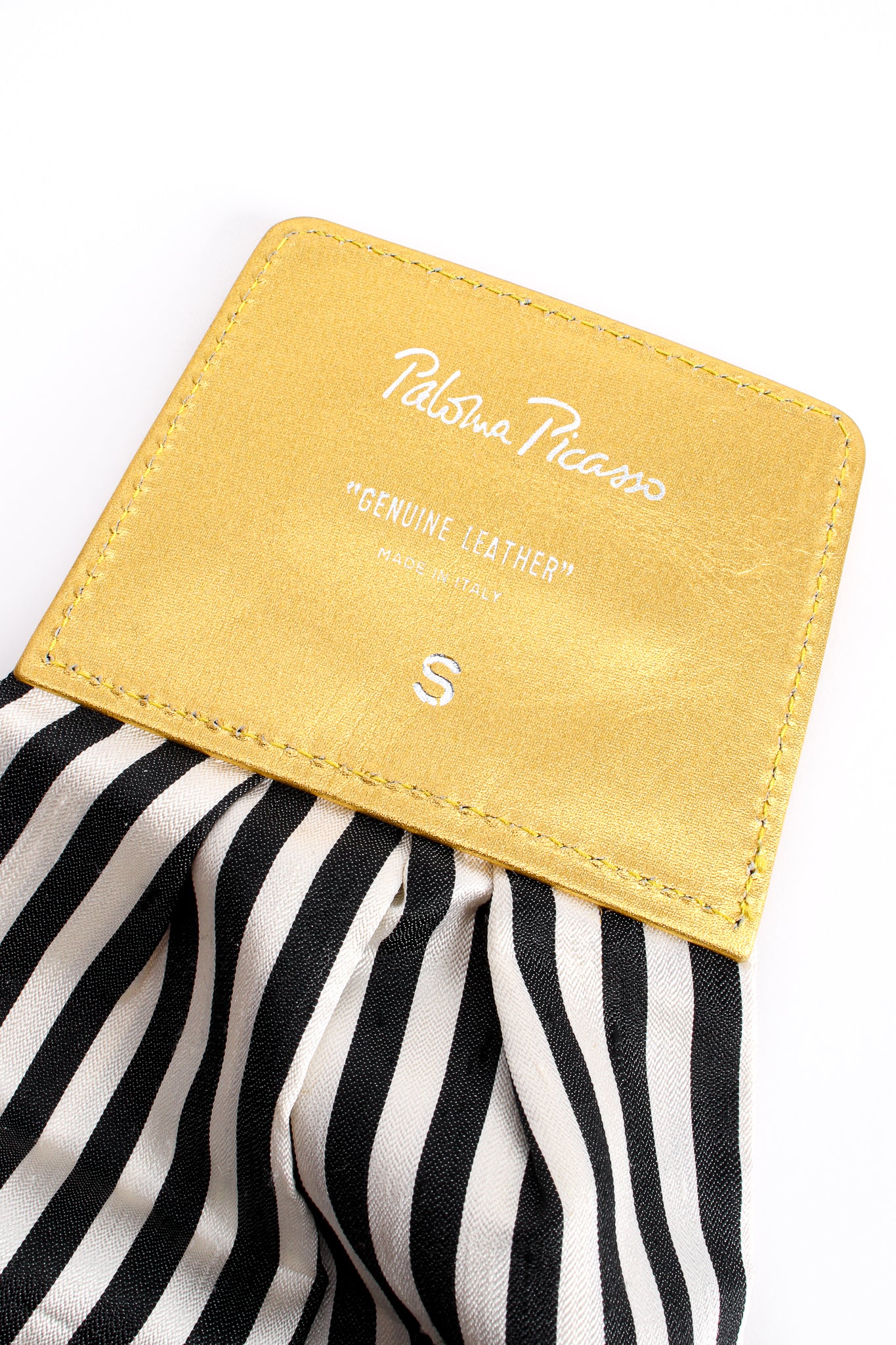 Striped Silk Bow Belt - Image 12