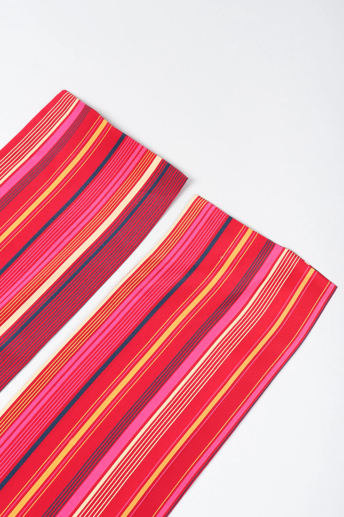 Striped Silk Bow Blouse - Image 15